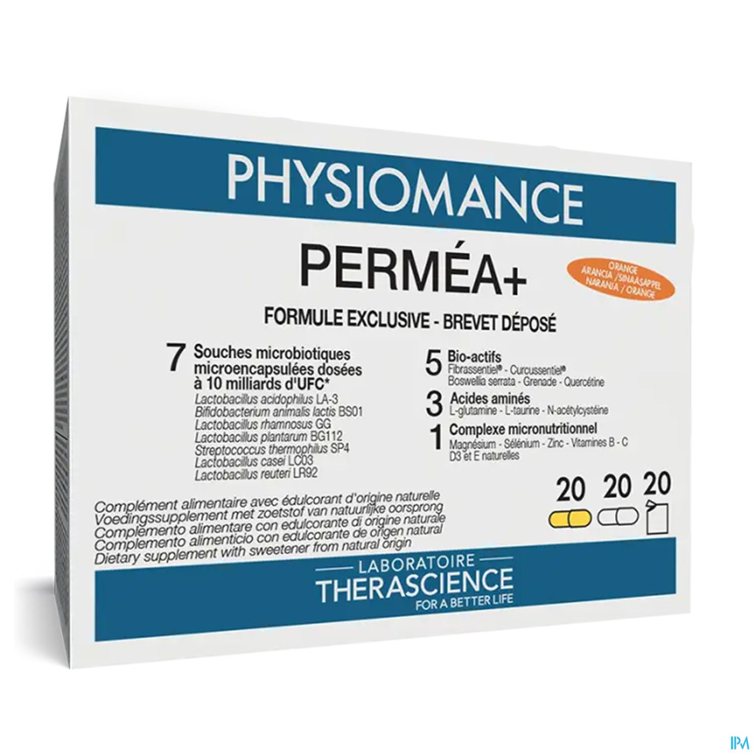 Therascience Physiomance Permea+ Sachet 20 + Comprime 40