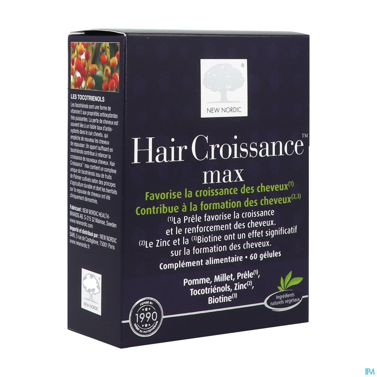 New Nordic Hair Croissance Max Gelule 60