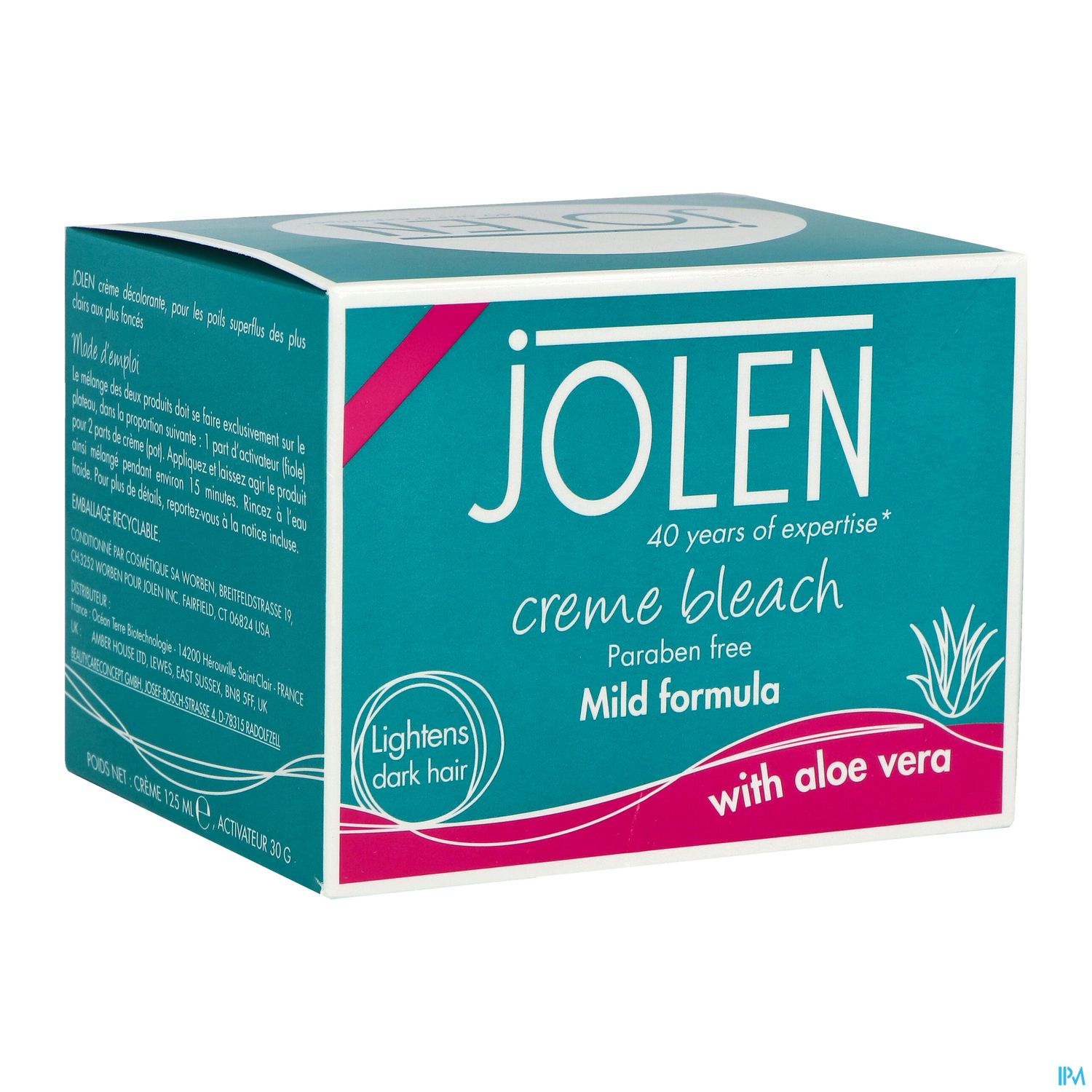 JOLEN CR DECOLORANT ALOE VERA125ML