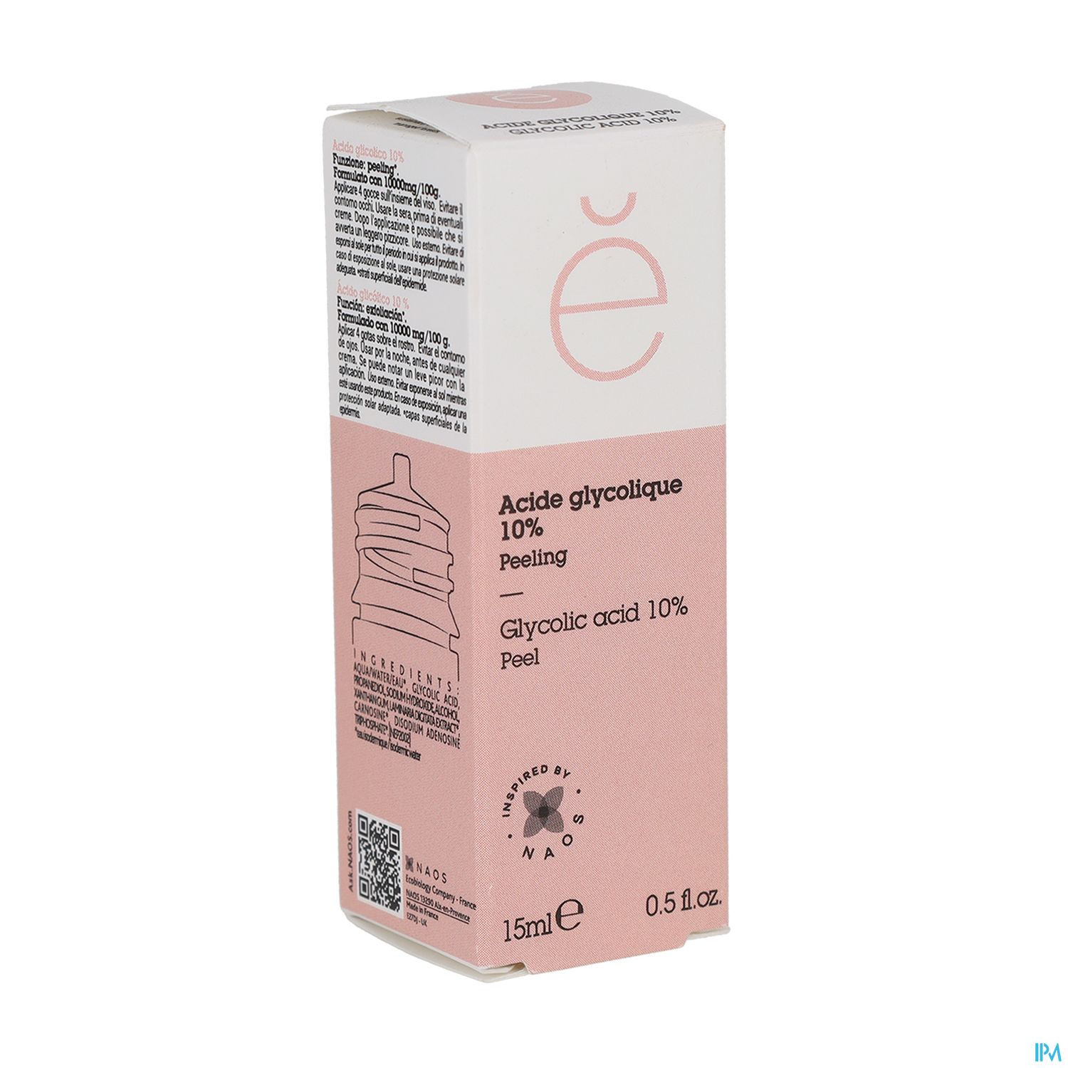 ETAT PUR ACIDE GLYCOLIQUE 10% 15ML