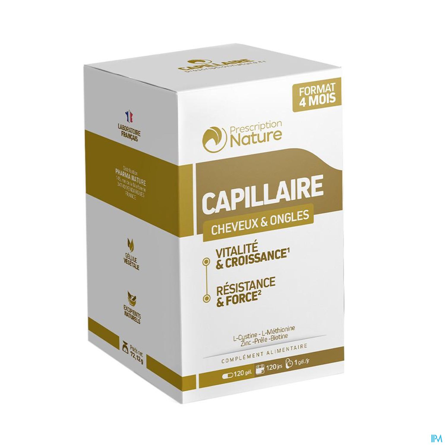 Prescription Nature Capillaire Gelule 120