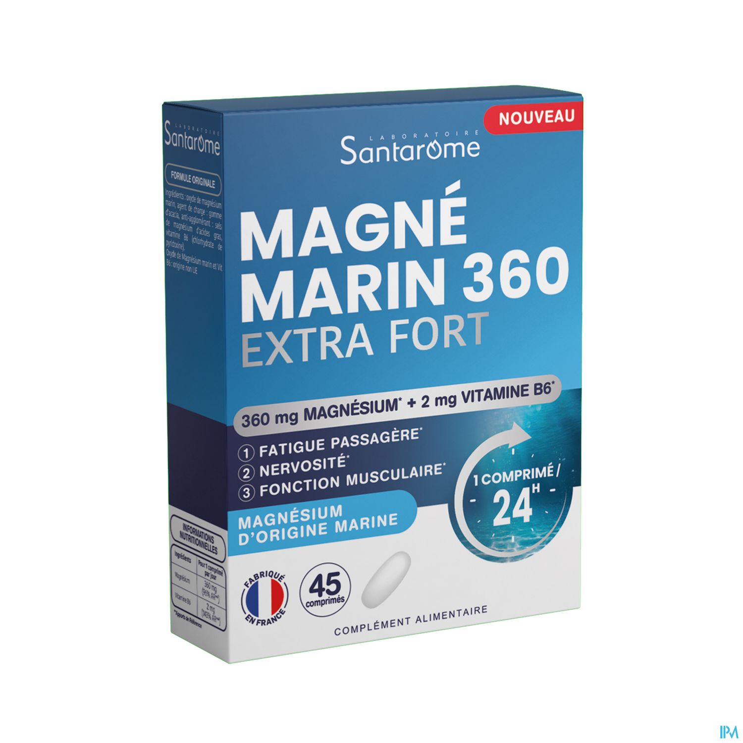 Santarome Magne Marin 360 Extra Fort Comprime 45