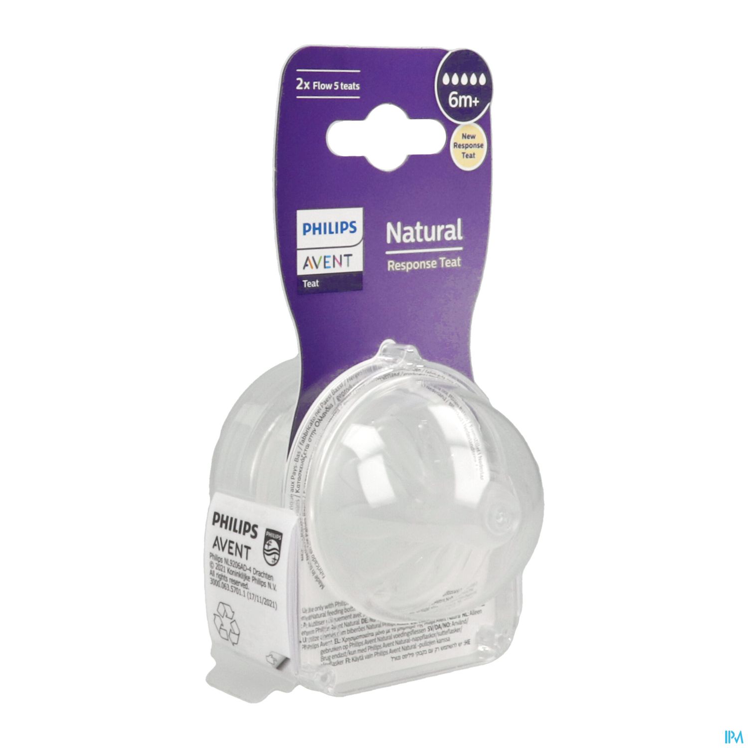 TETINE AVENT NAT RESPONSE T5 X2