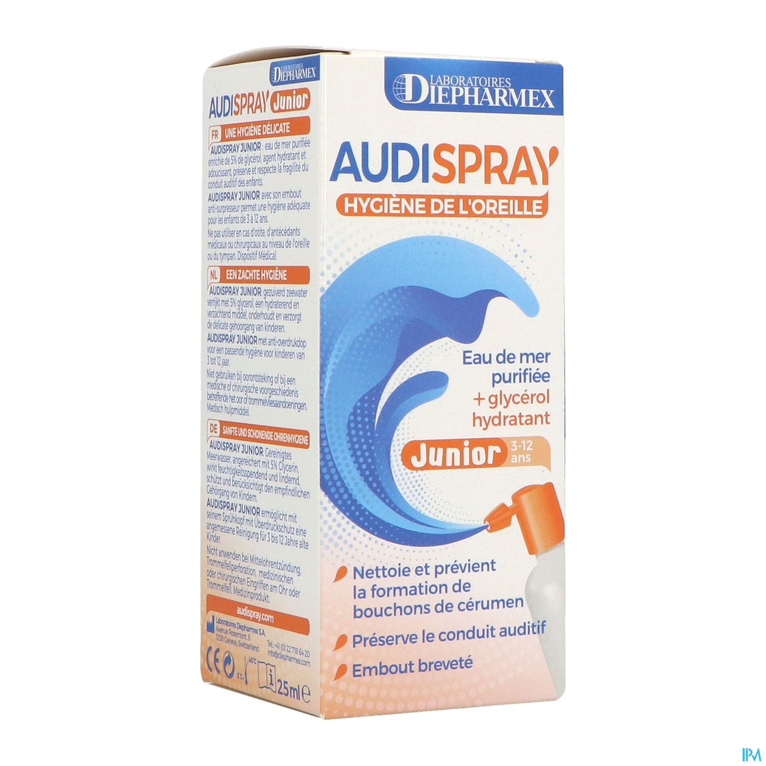 AUDISPRAY JUNIOR S AUR FL PULV/25ML