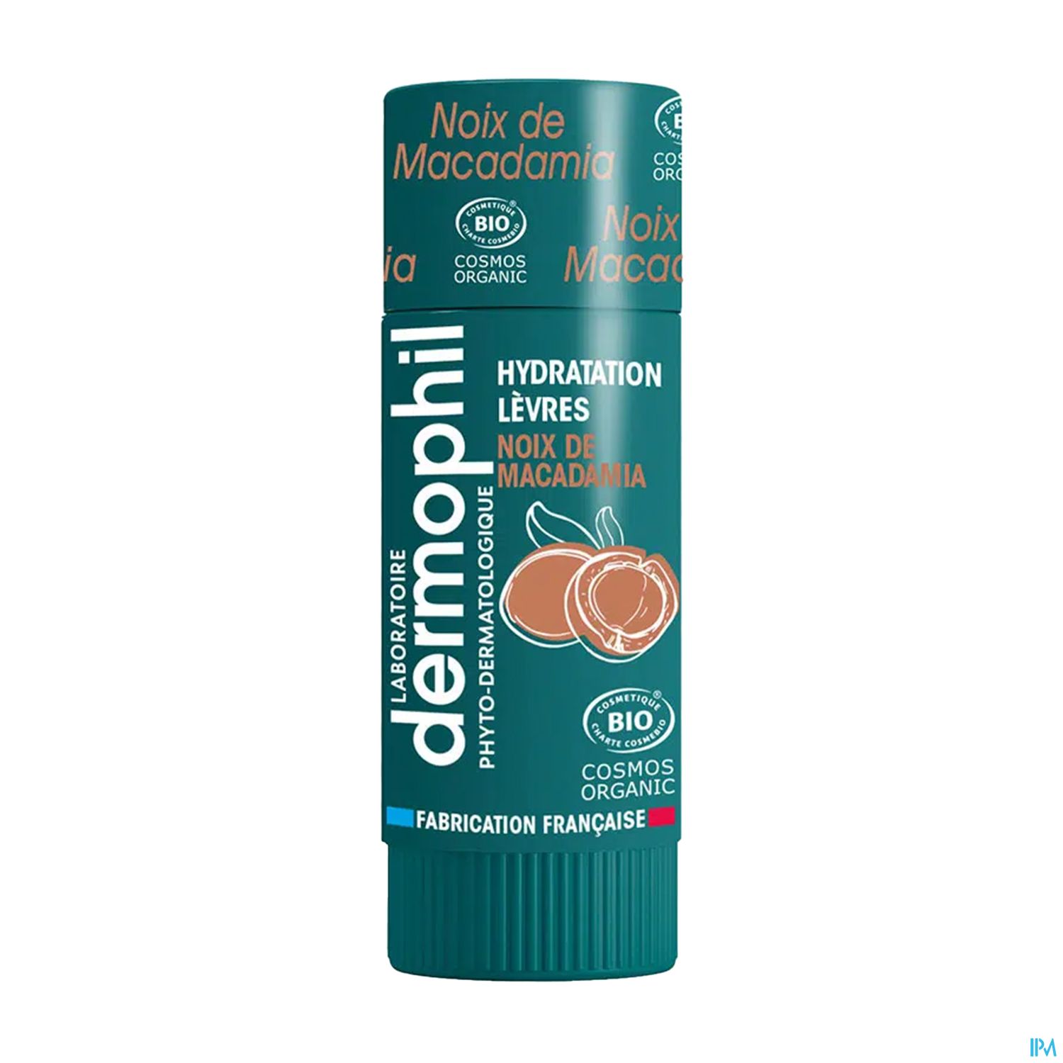 Dermophil Indien Bio Stick Levres Protection Levres Gout Noix De Macadamia 4g