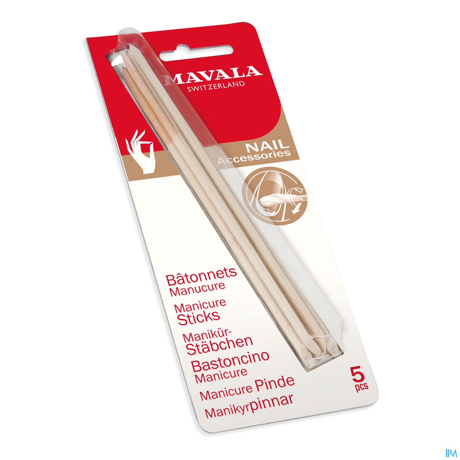 MAVALA BATONNETS MANUCUR BOIS X5