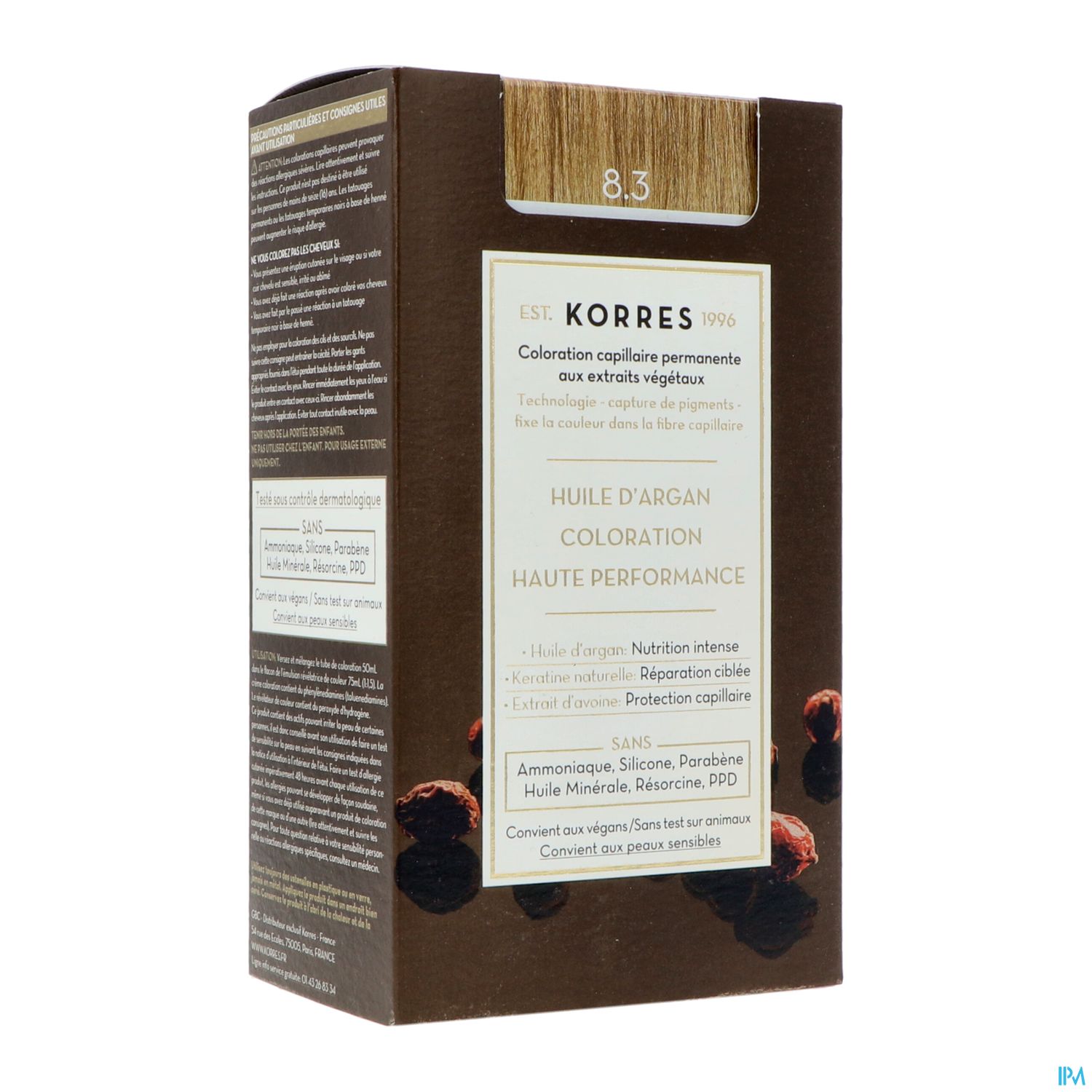KORRES COLOR ARG BL CLAIR DORE 8.3