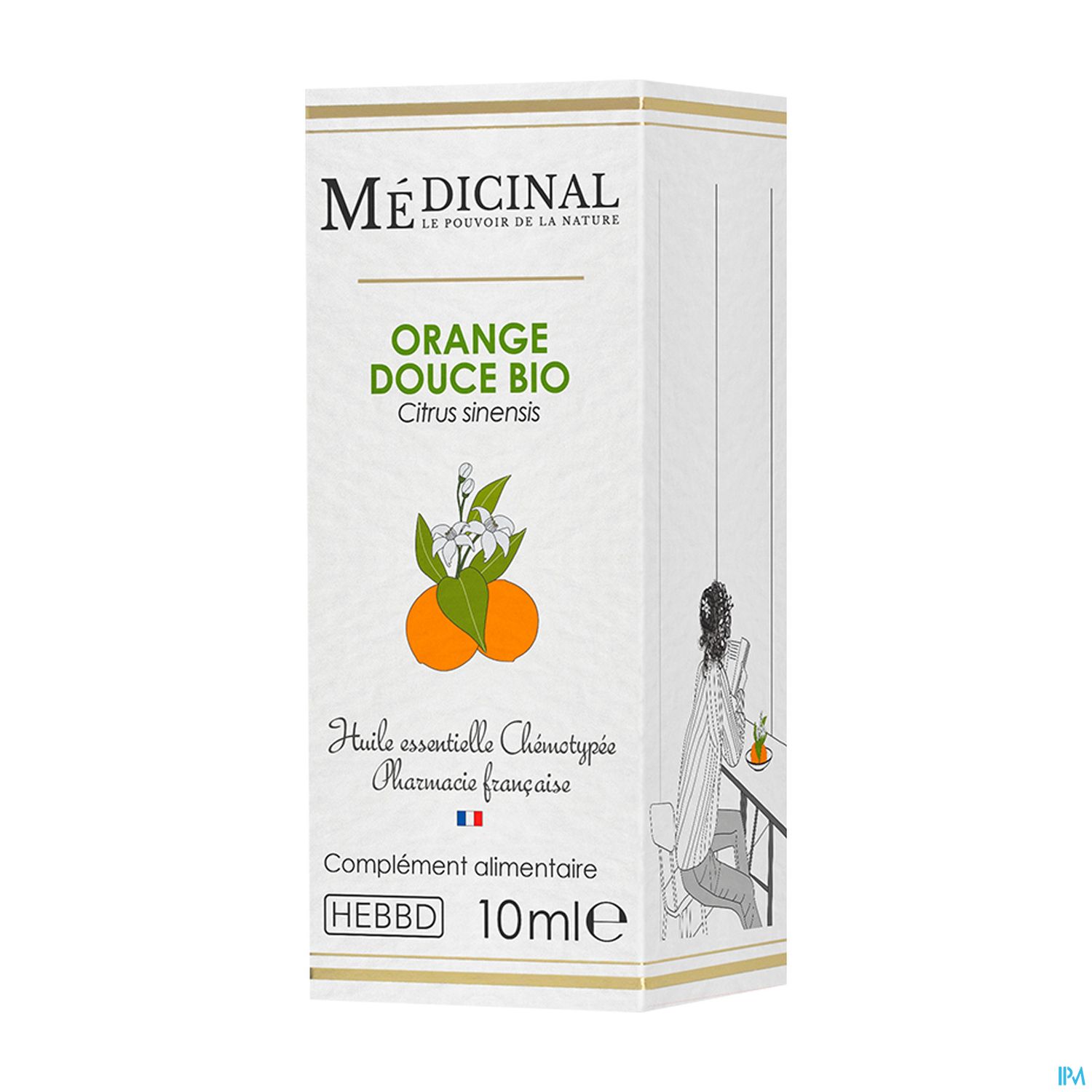 Medicinal Huile Essentielle Orange Douce Bio 10ml