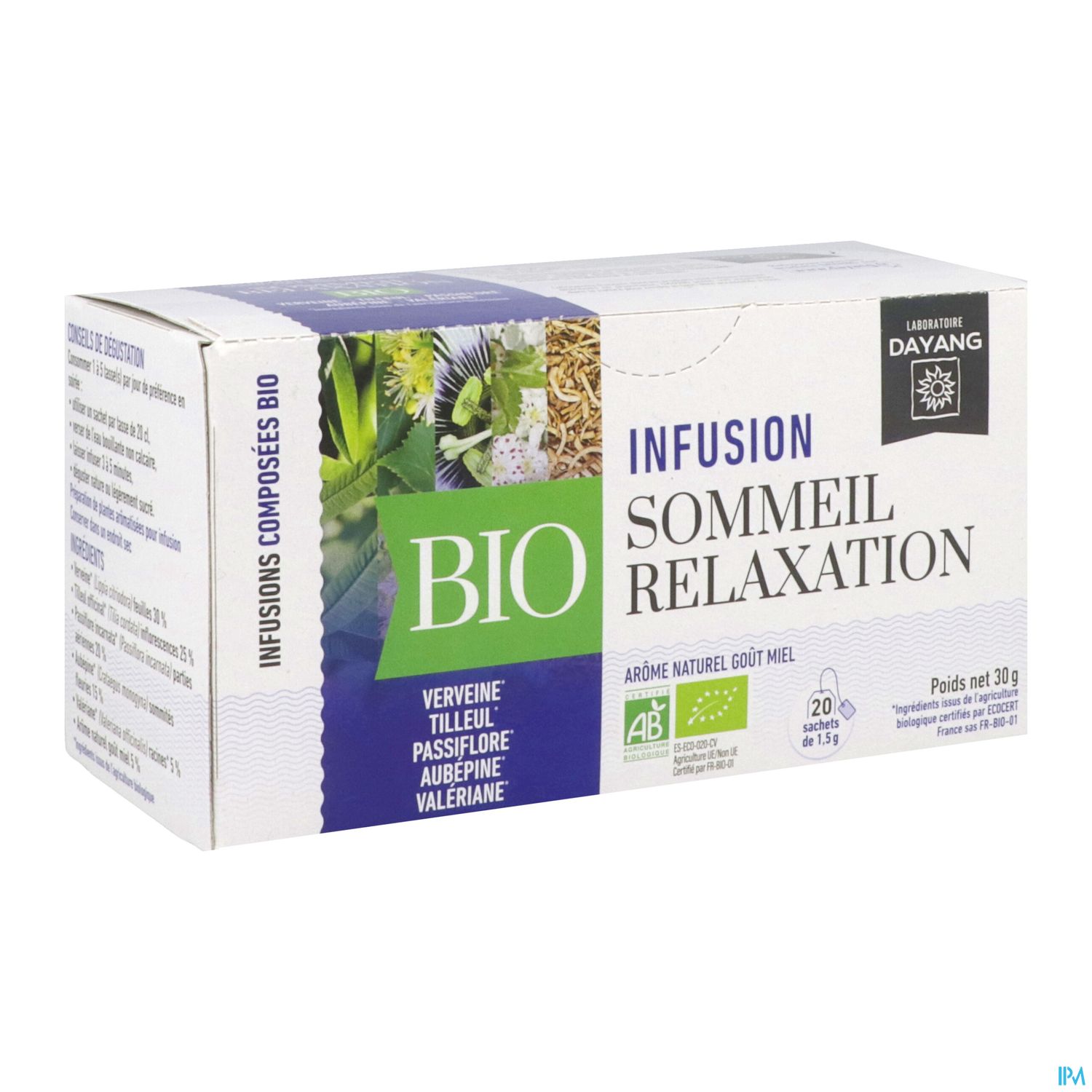 Dayang Infusion Sommeil Relaxation Bio Infusette 1g5 X20