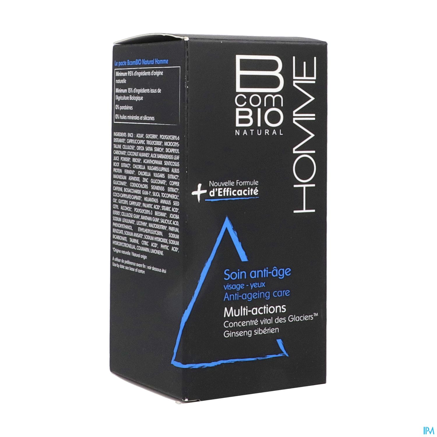 Bcombio Homme Soin Antirides Fortifiant Flacon Pompe 50ml