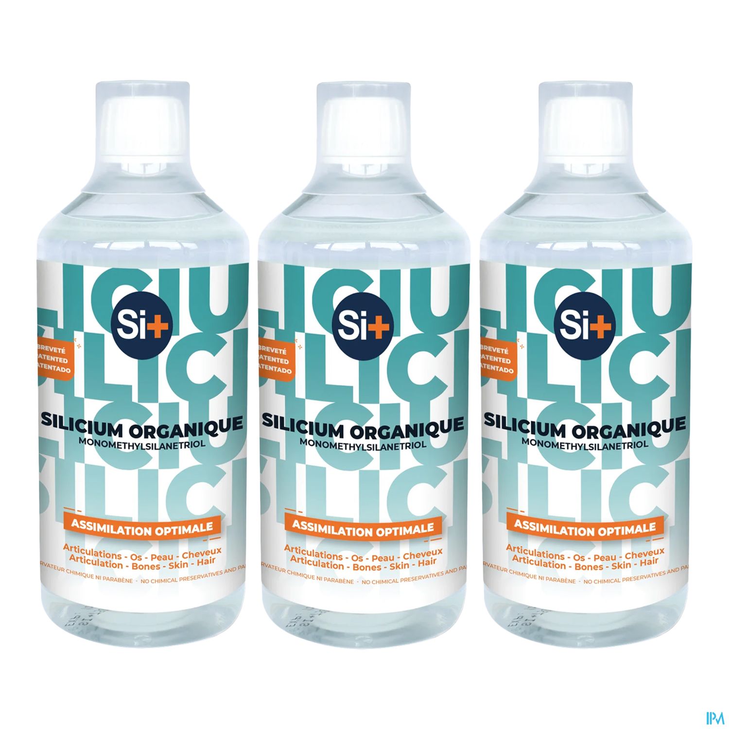 Si+ Silicium Organique Solution Buvable 750ml X3