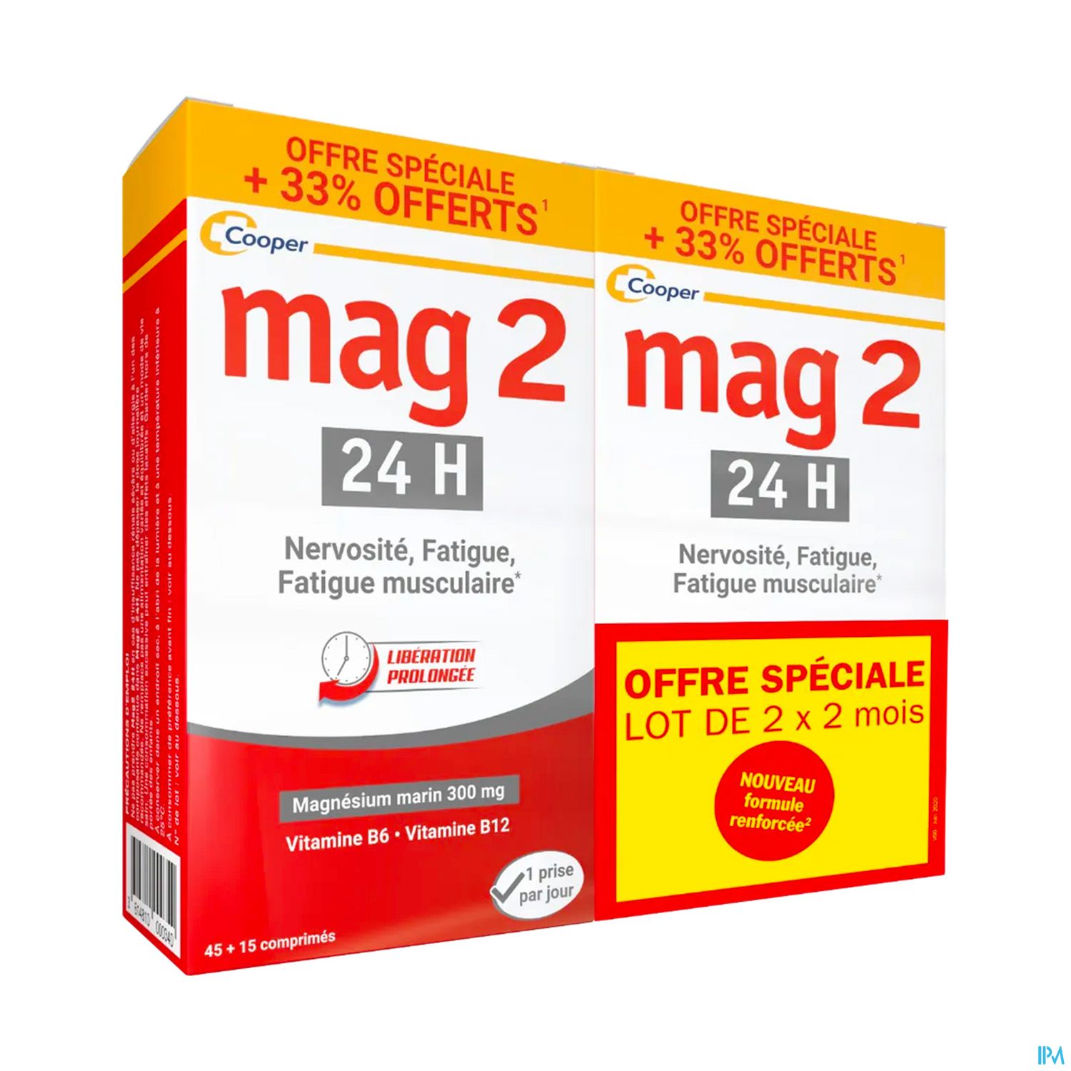 Cooper Mag 2 24h Comprime A Liberation Prolongee 45 + 15 Comprime Offert X2
