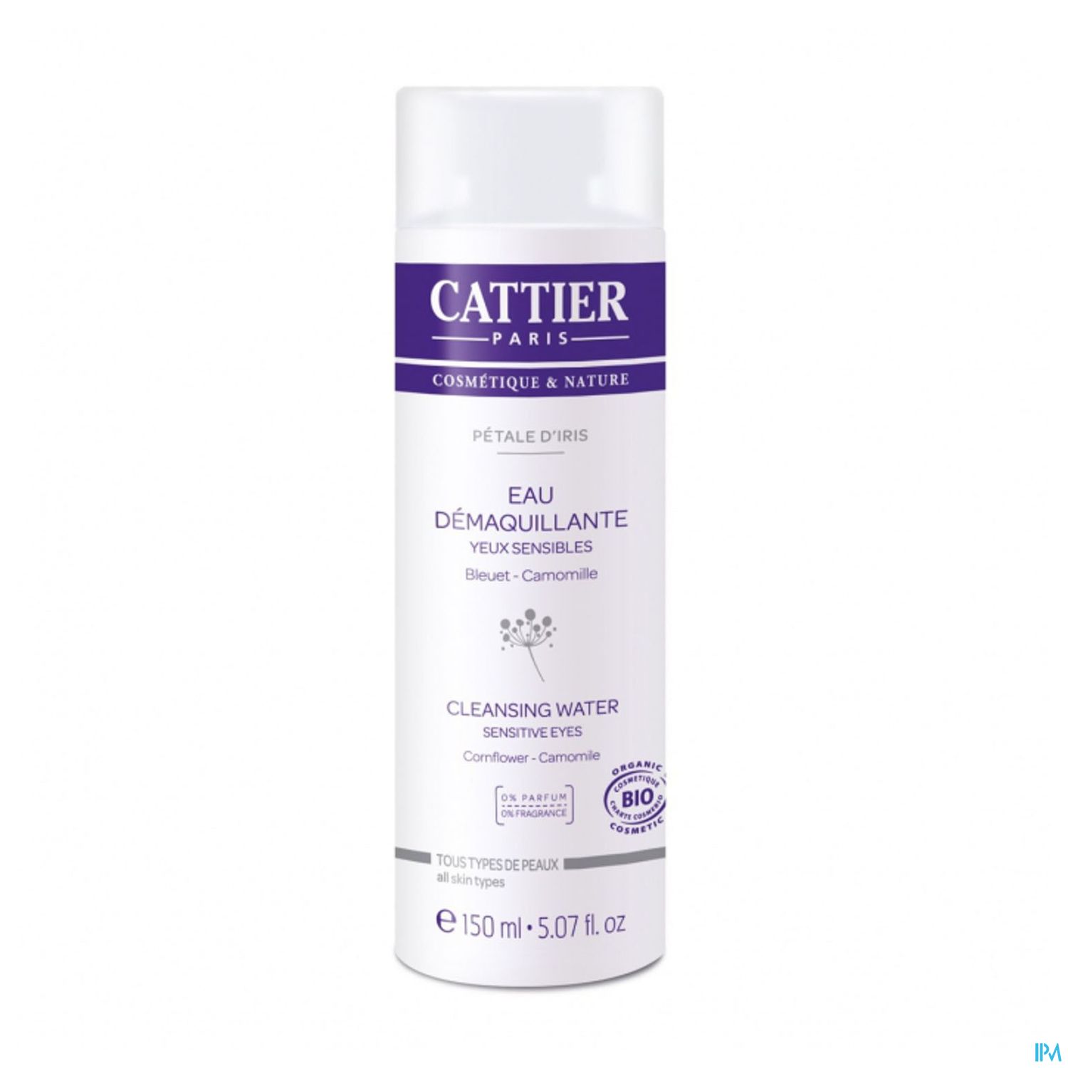 CATTIER EAU DEM YEUX SENSIBL 150ML