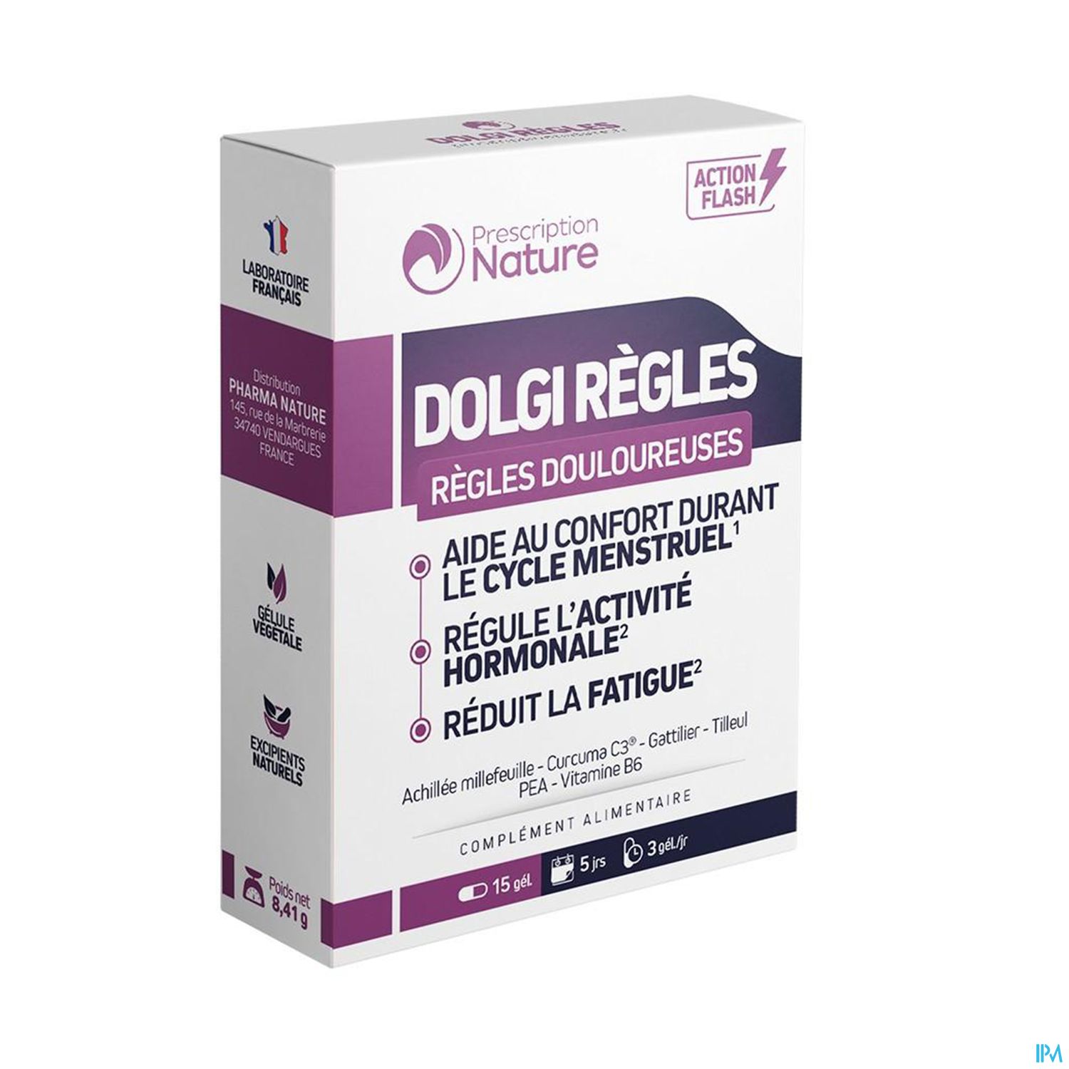 Prescription Nature Dolgiregles Gelule 15