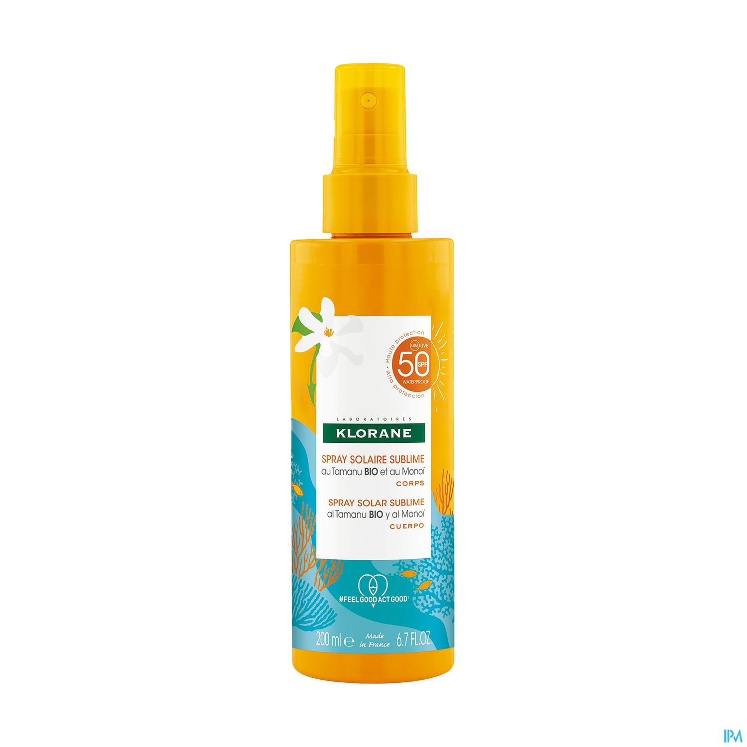 Klorane Polysianes Spray Solaire Sublime Spf50 200ml