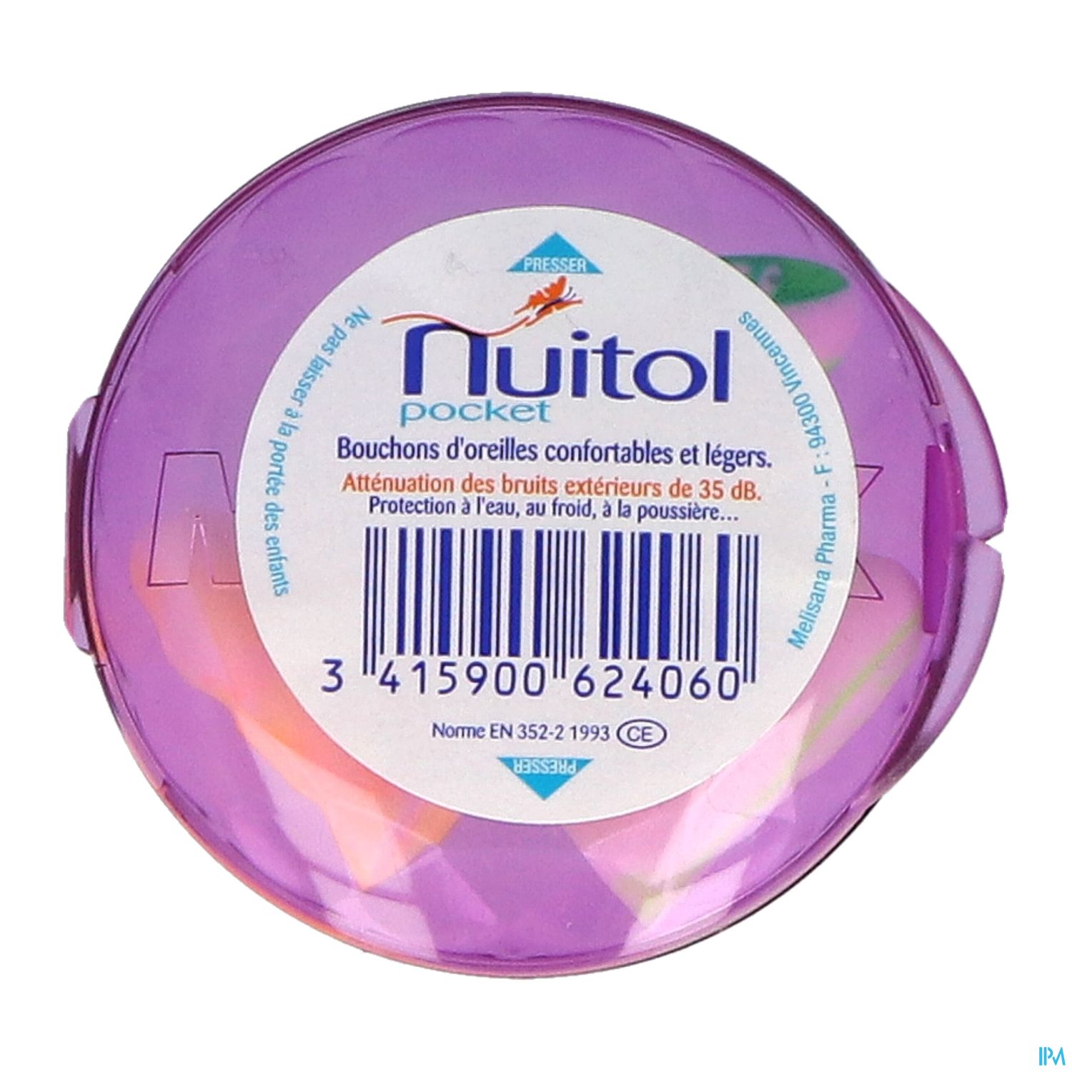 Nuitol Bouchon Oreille Pocket X4