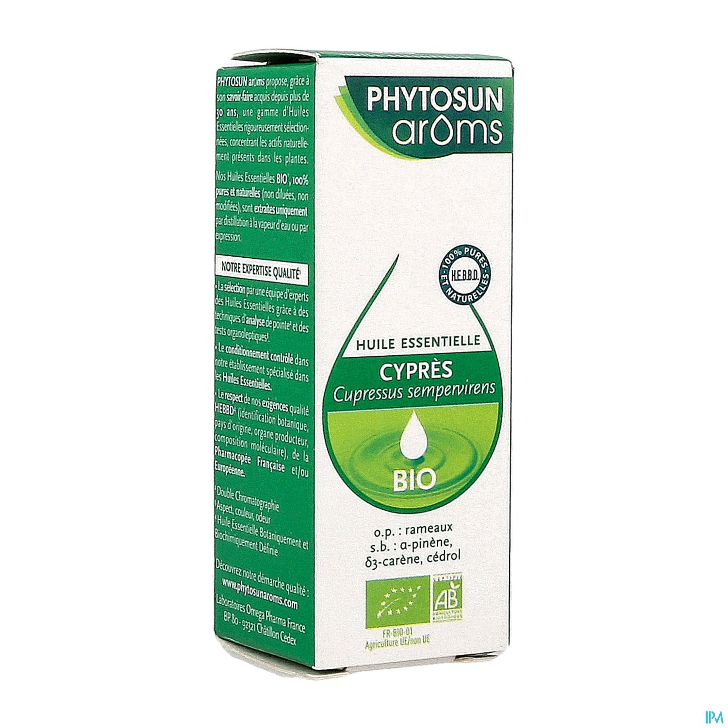 PHYTOSUNAROM CYPRES BIO HE 10 ML