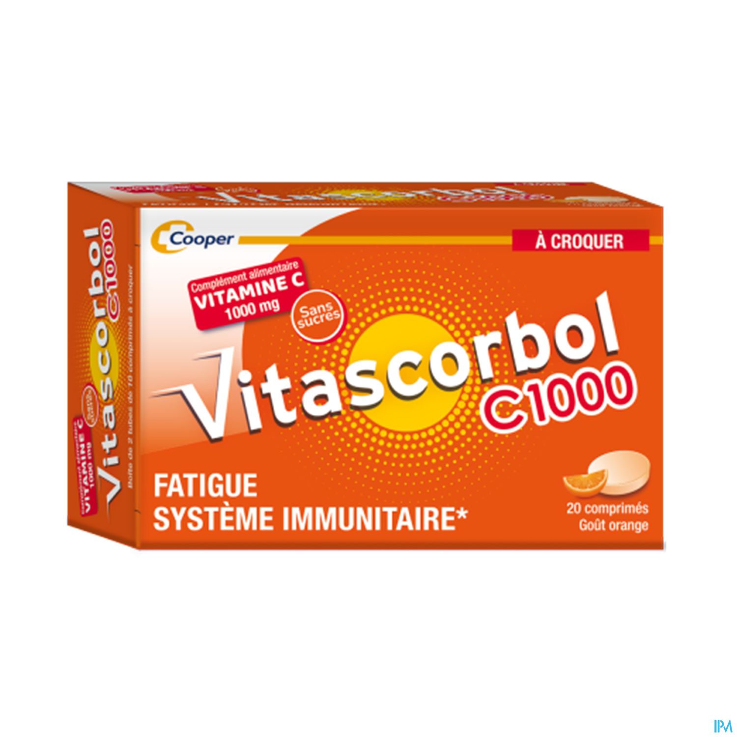 VITASCORBOL C 1000 CPR A CROQ 20
