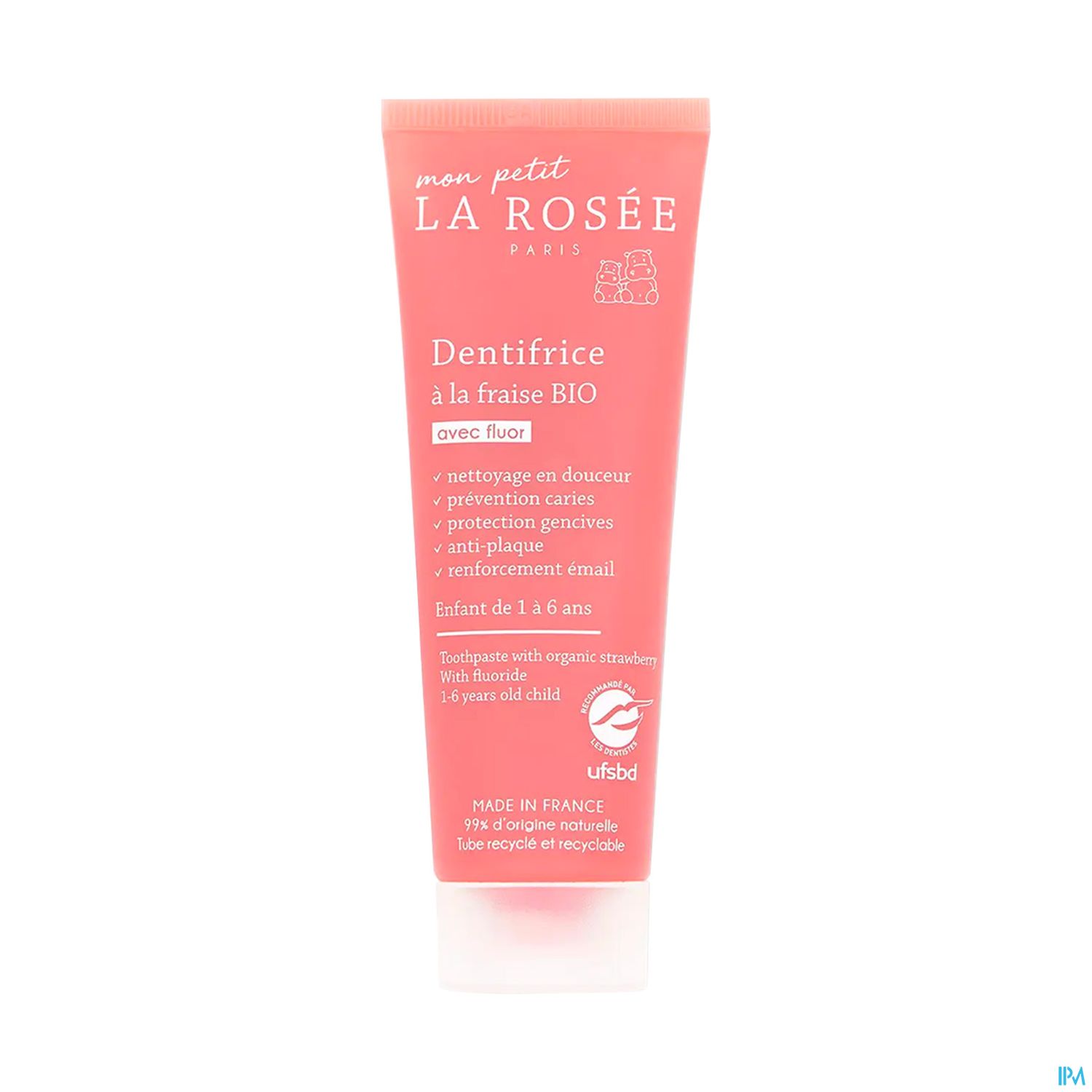 Mon Petit La Rosee Dentifrice Fraise Bio 50ml