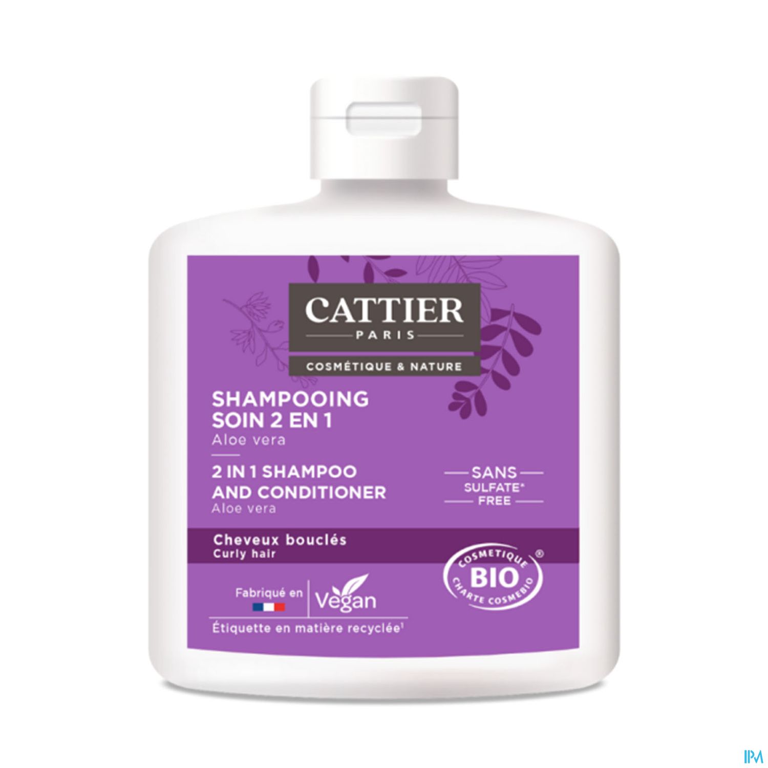 CATTIER SH BOUCLE 2EN1 250ML