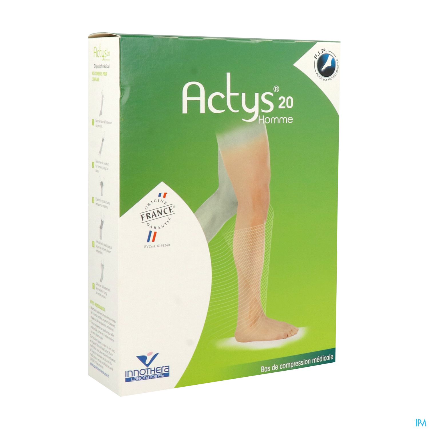 B/ACTYS20 HOM 2 AF NOIR L 1 — Pharmacie Européenne 24/24 by Nexum