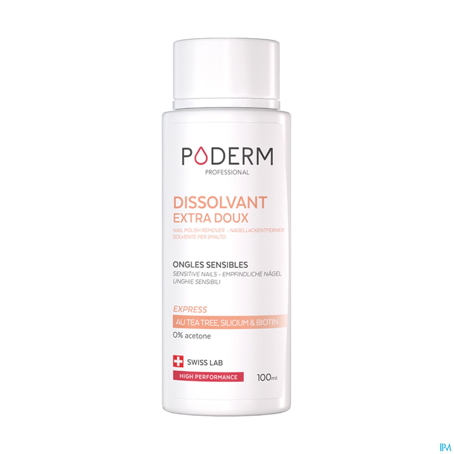 Poderm Professionnal Color Care Dissolvant Extra Doux 100ml