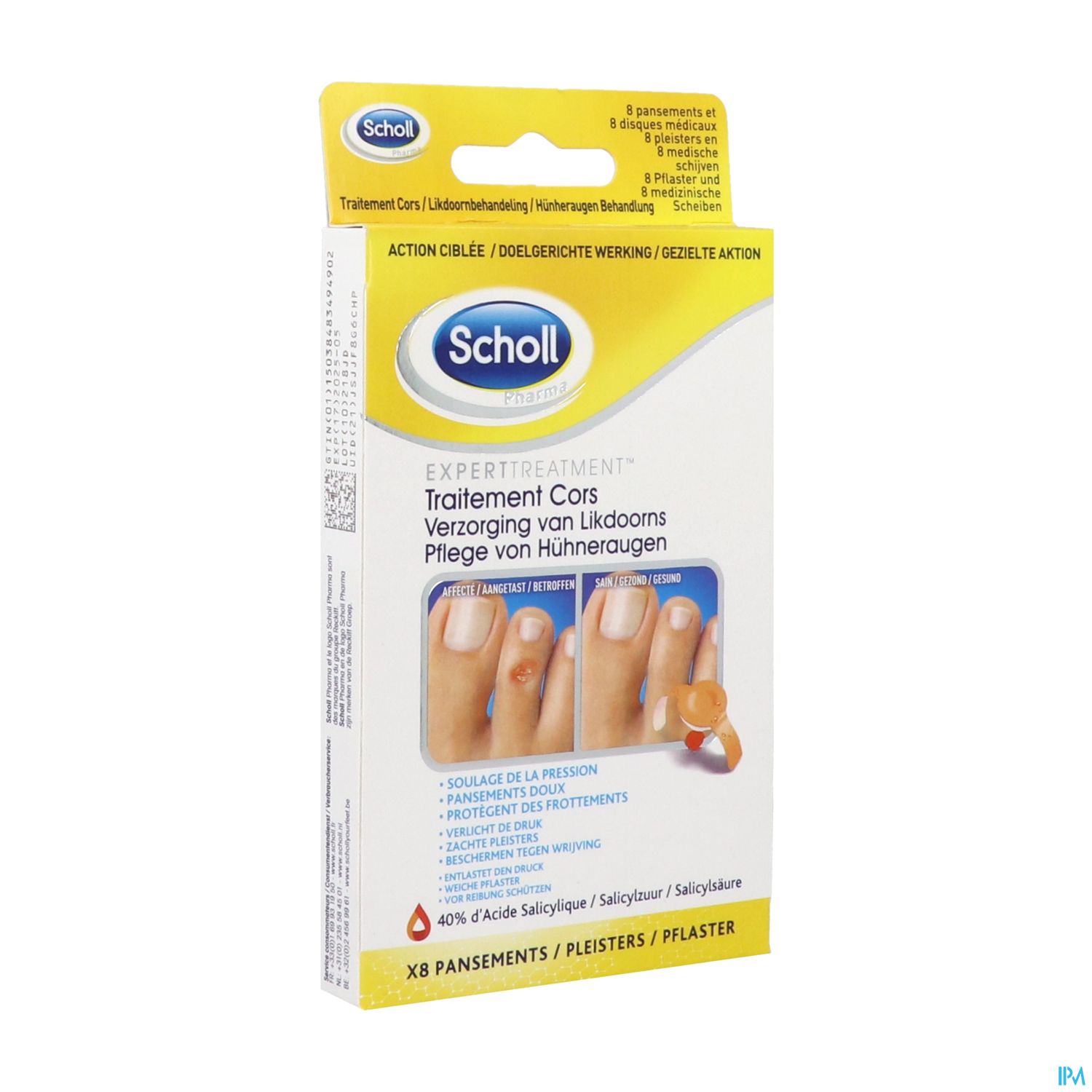Scholl Pansement Coricide Durillon 8