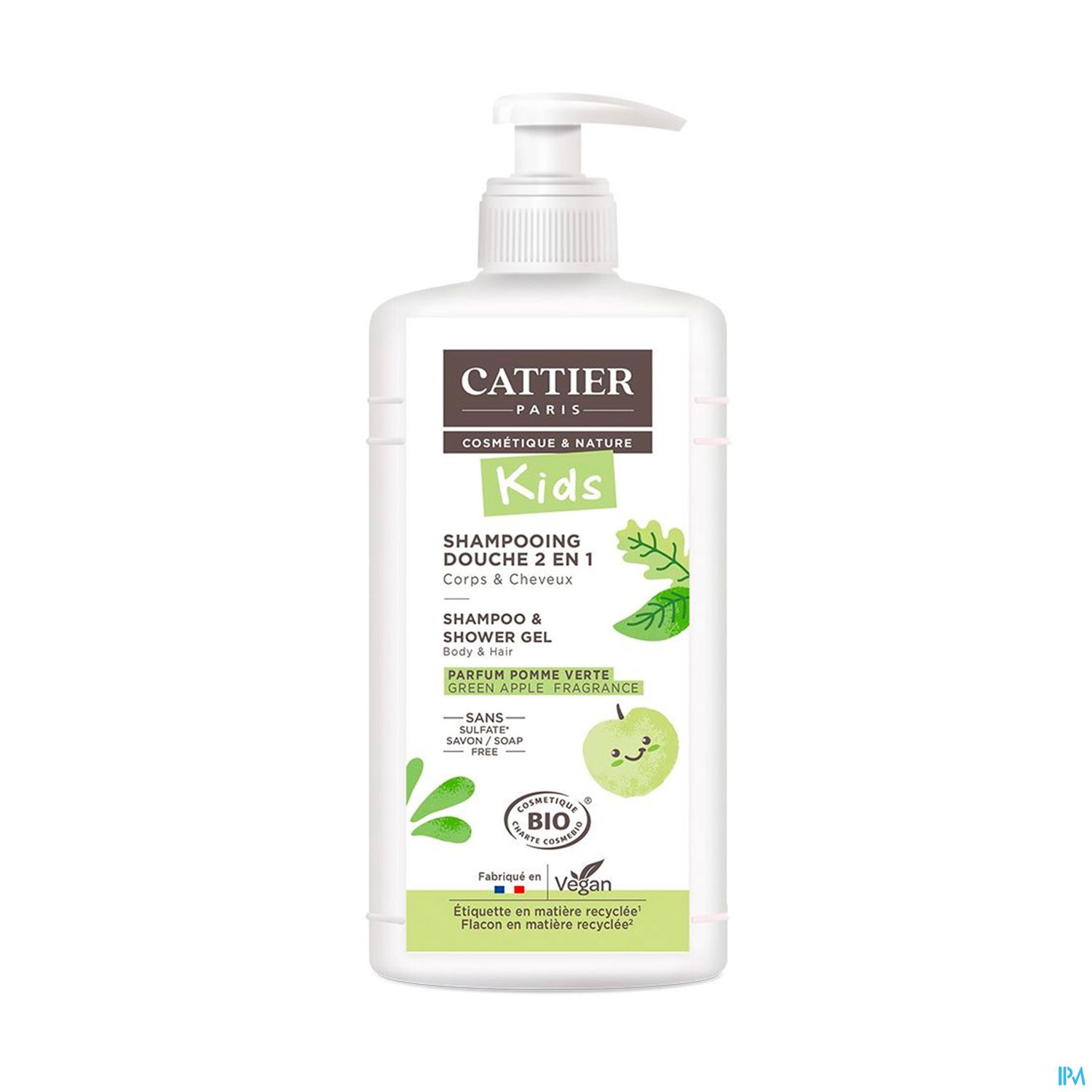CATTIER KIDS SH/DCH SUCRE 500ML