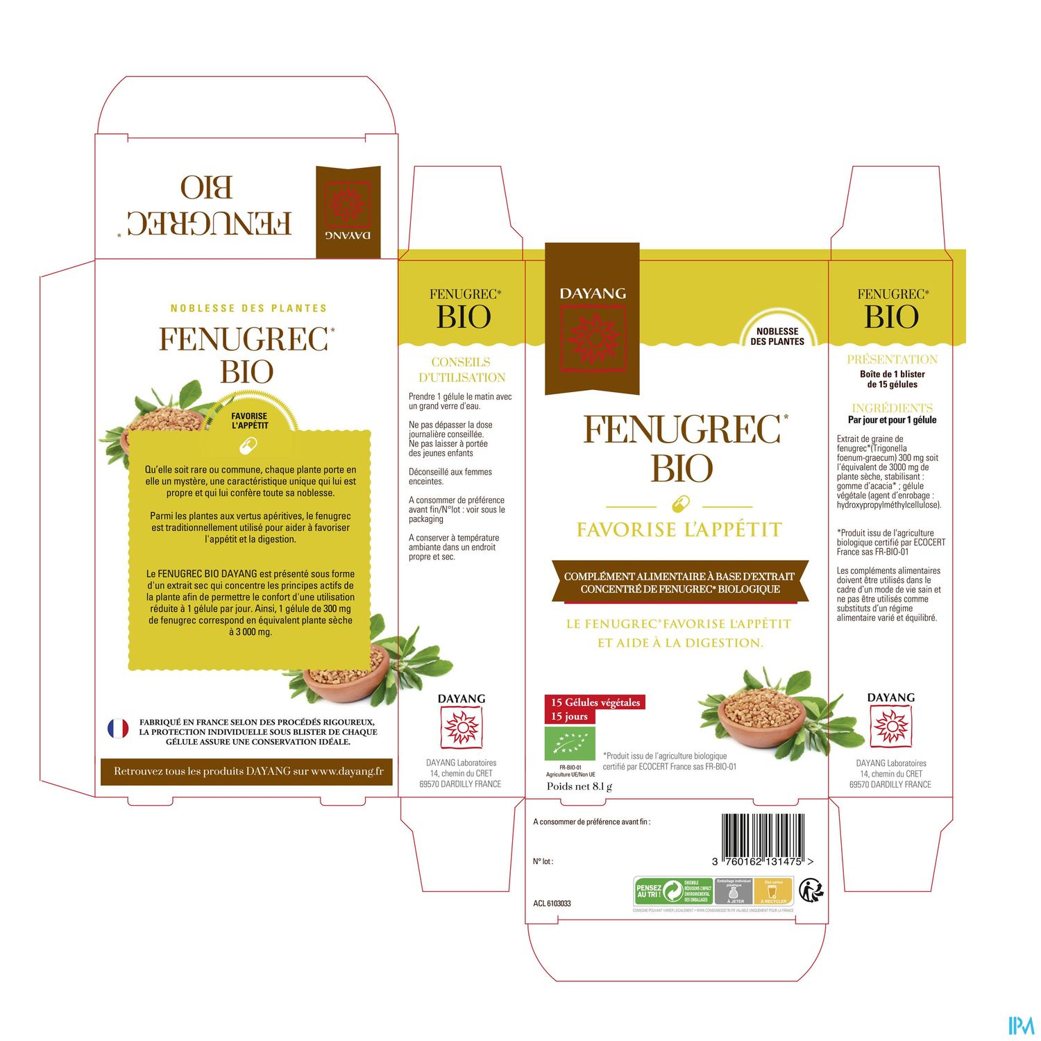 DAYANG FENUGREC BIO GELUL 15