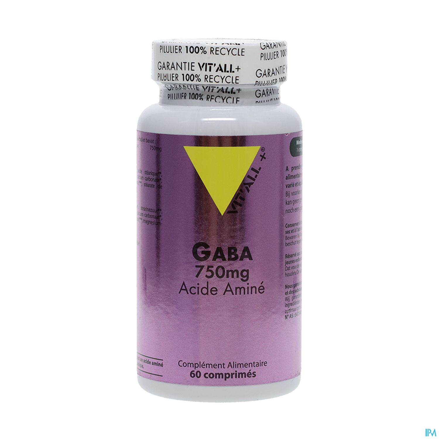 VIT ALL+ GABA 750MG CPR 60