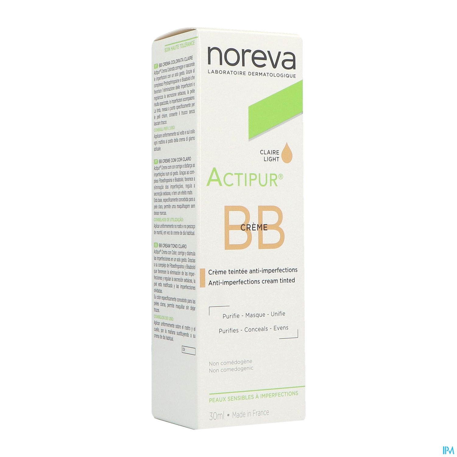 ACTIPUR BB CR TEINT CLAIR 30ML