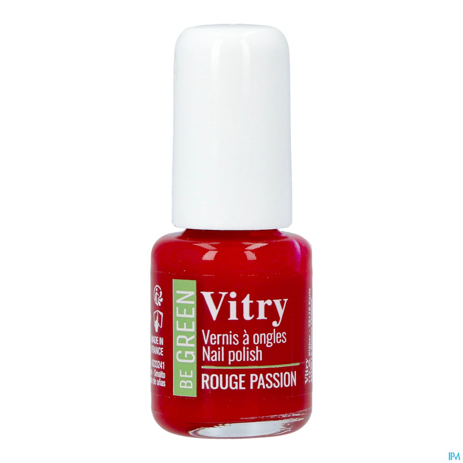 Vitry Be Green Vernis Ongles Rouge Passion 6ml