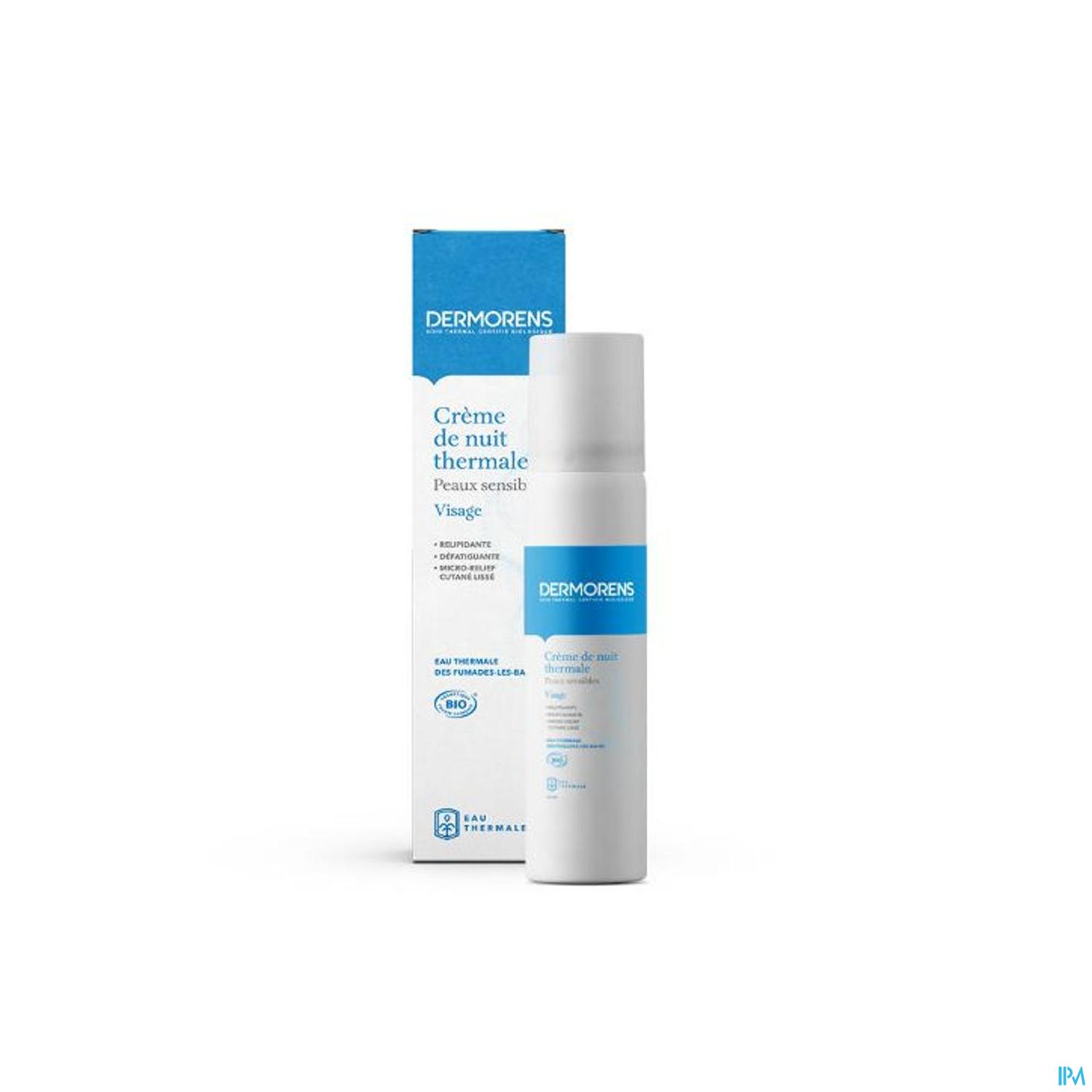Dermorens Creme Hydratante Thermale Nuit Bio 40ml