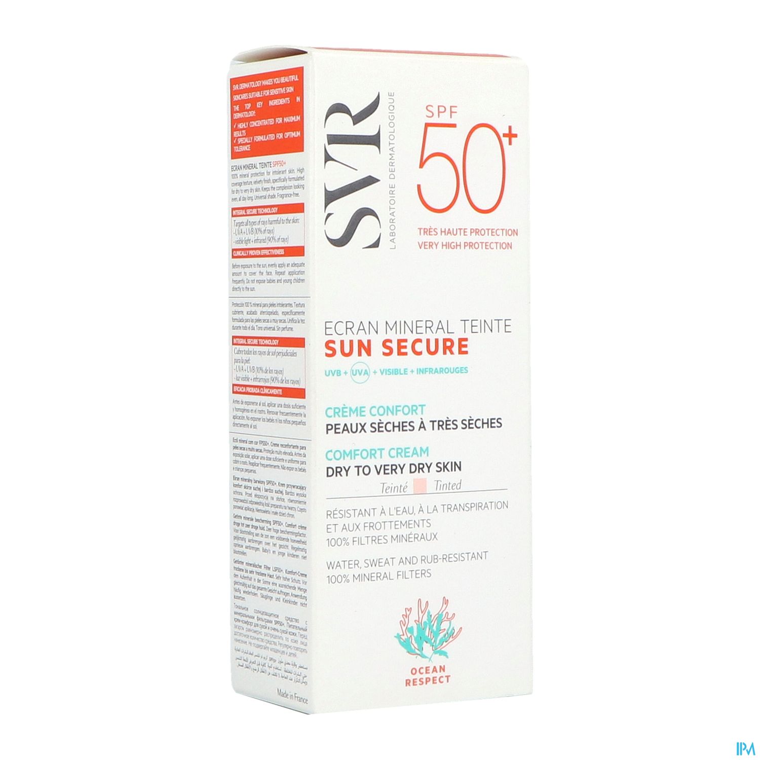 SVR SUN SECURE MINER TEINT 50+ PS