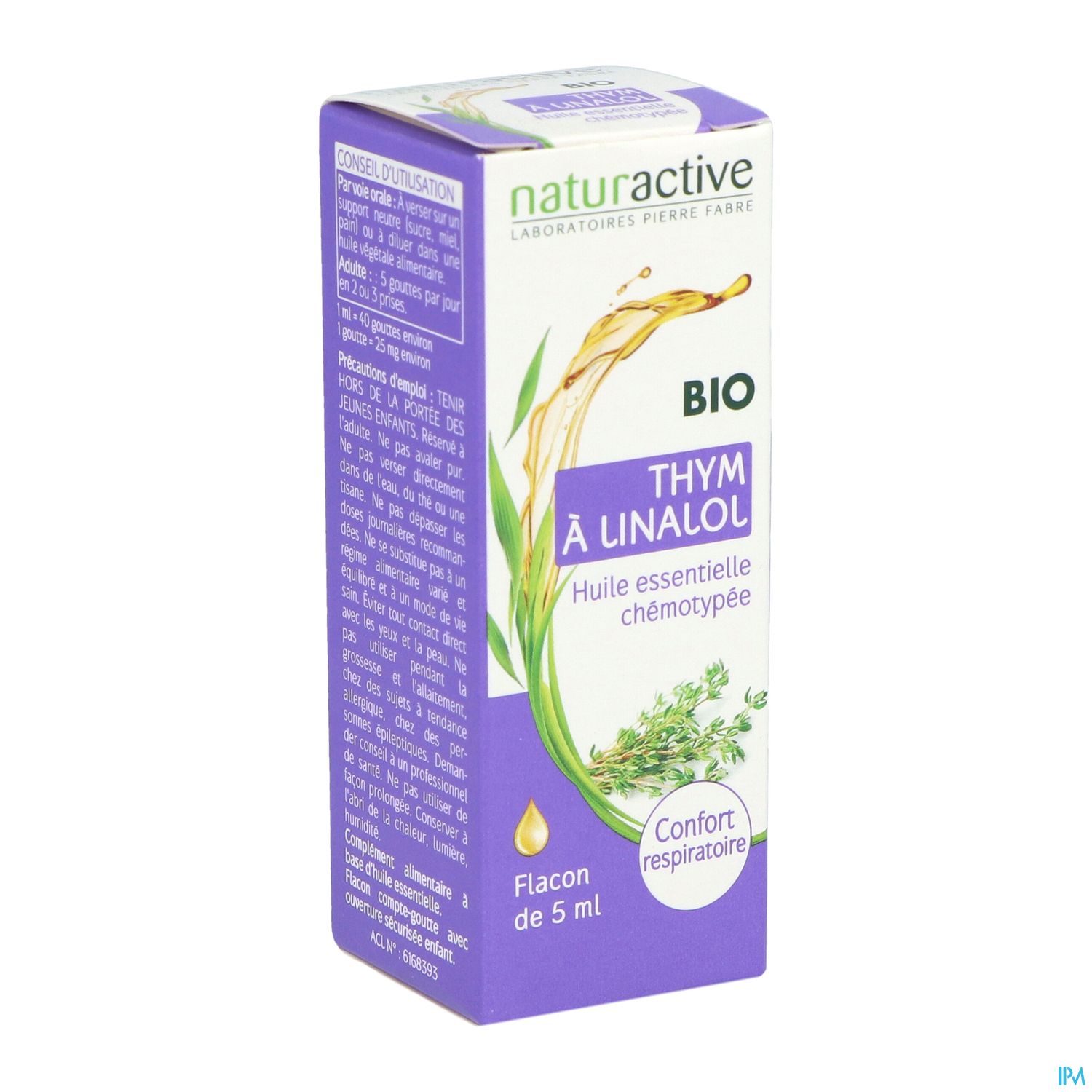 NATURACTIVE HE THYM LINALOL BIO5ML