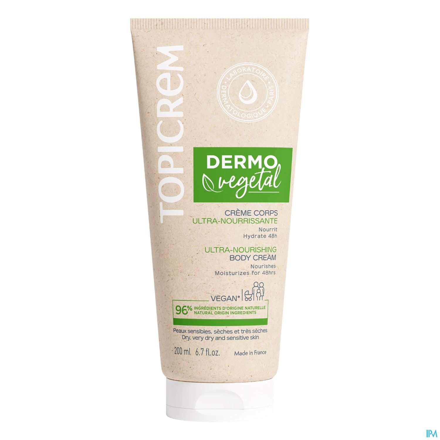 TOPICREM DERMO VEGET CR CORP 200ML