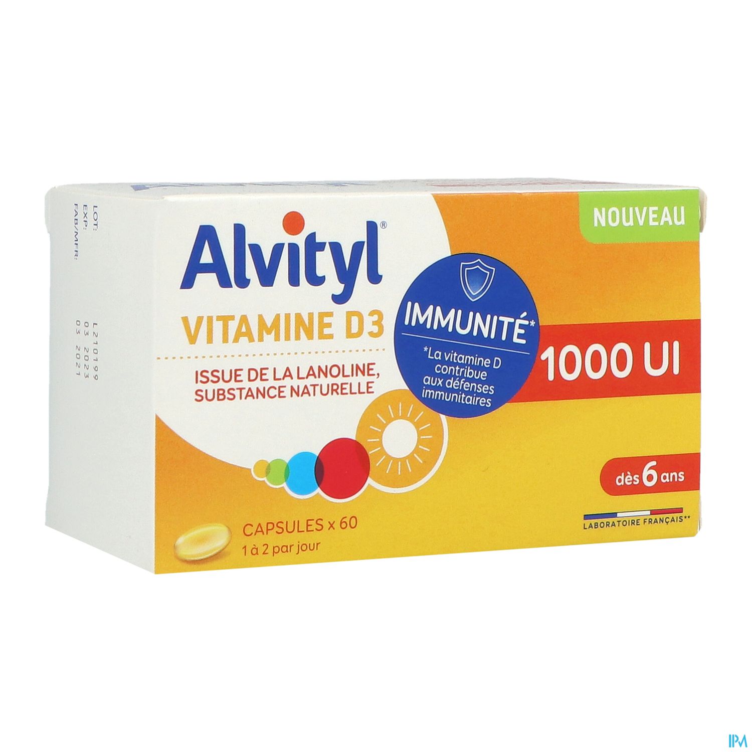 ALVITYL VITAMINE D3 CAPS 60