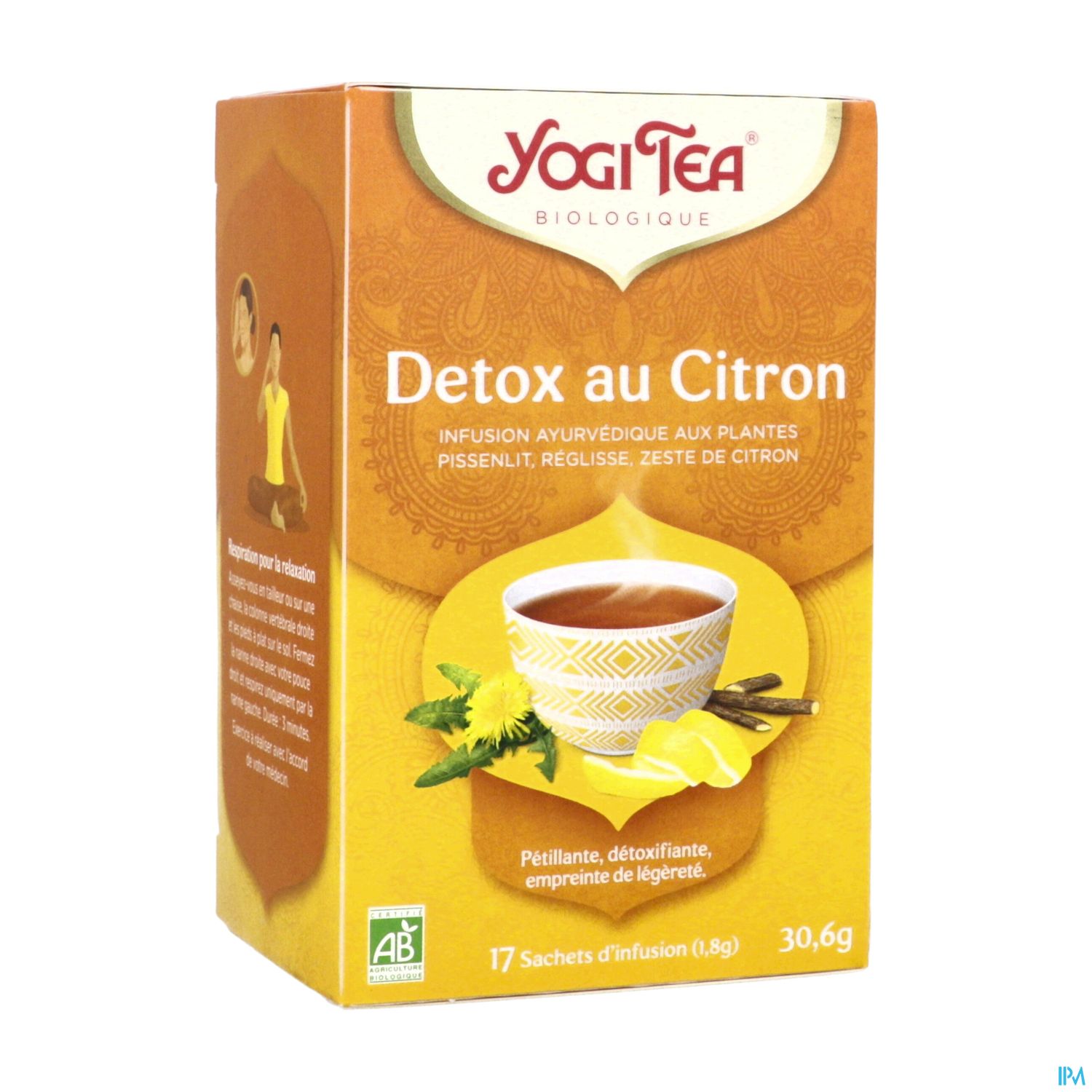 Yogi Tea Detox Citron Bio Infusette 2g 17