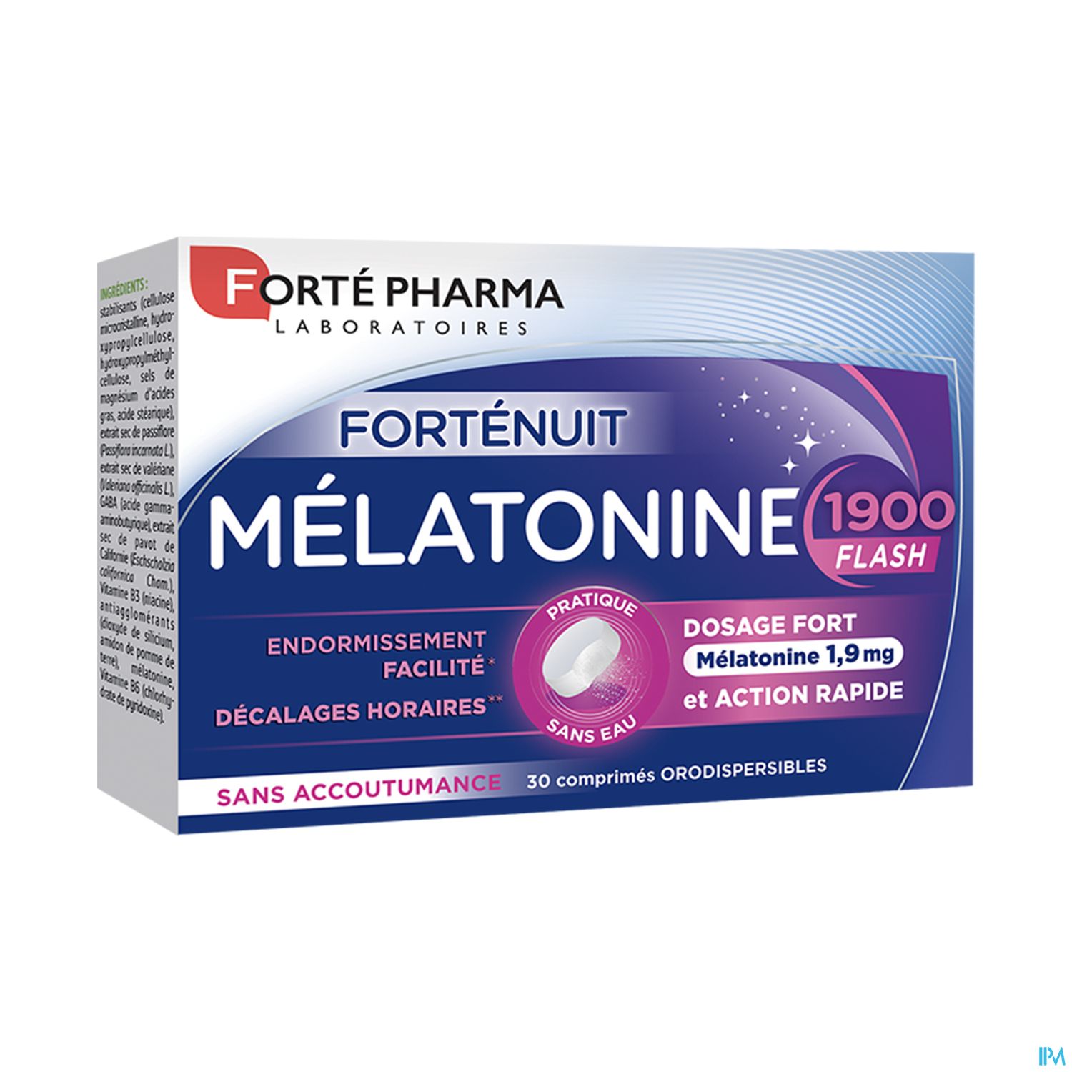 Forte Pharma Fortenuit Melatonine 1900 Flash Comprime 30