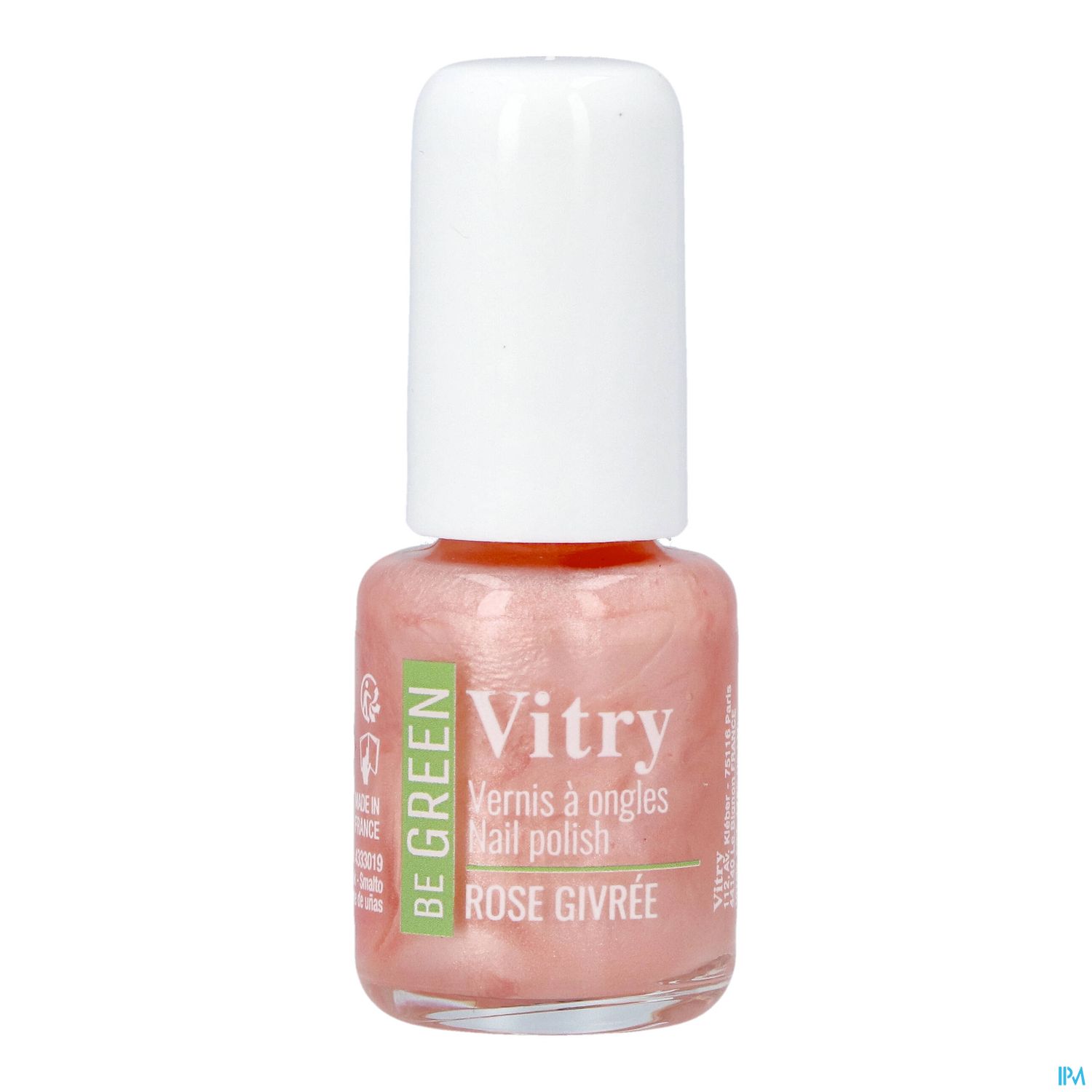 Vitry Be Green Vernis Ongles Rose Givree 6ml