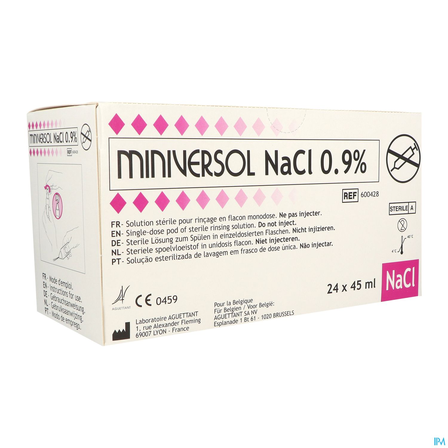 MINIVERSOL SOD/CHL 0,9P100 45ML