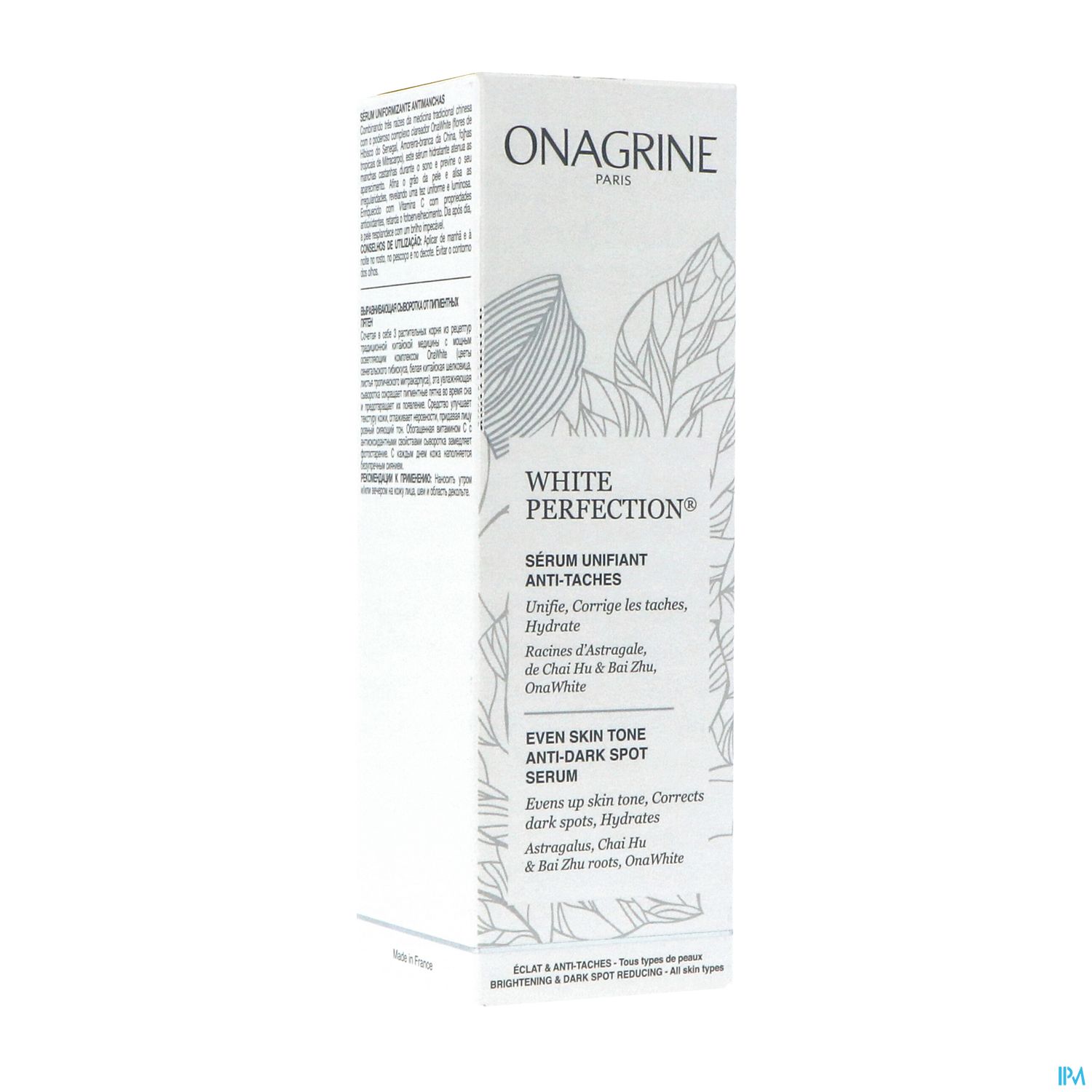 Onagrine White Perfection Serum Unifiant Antitaches 30ml