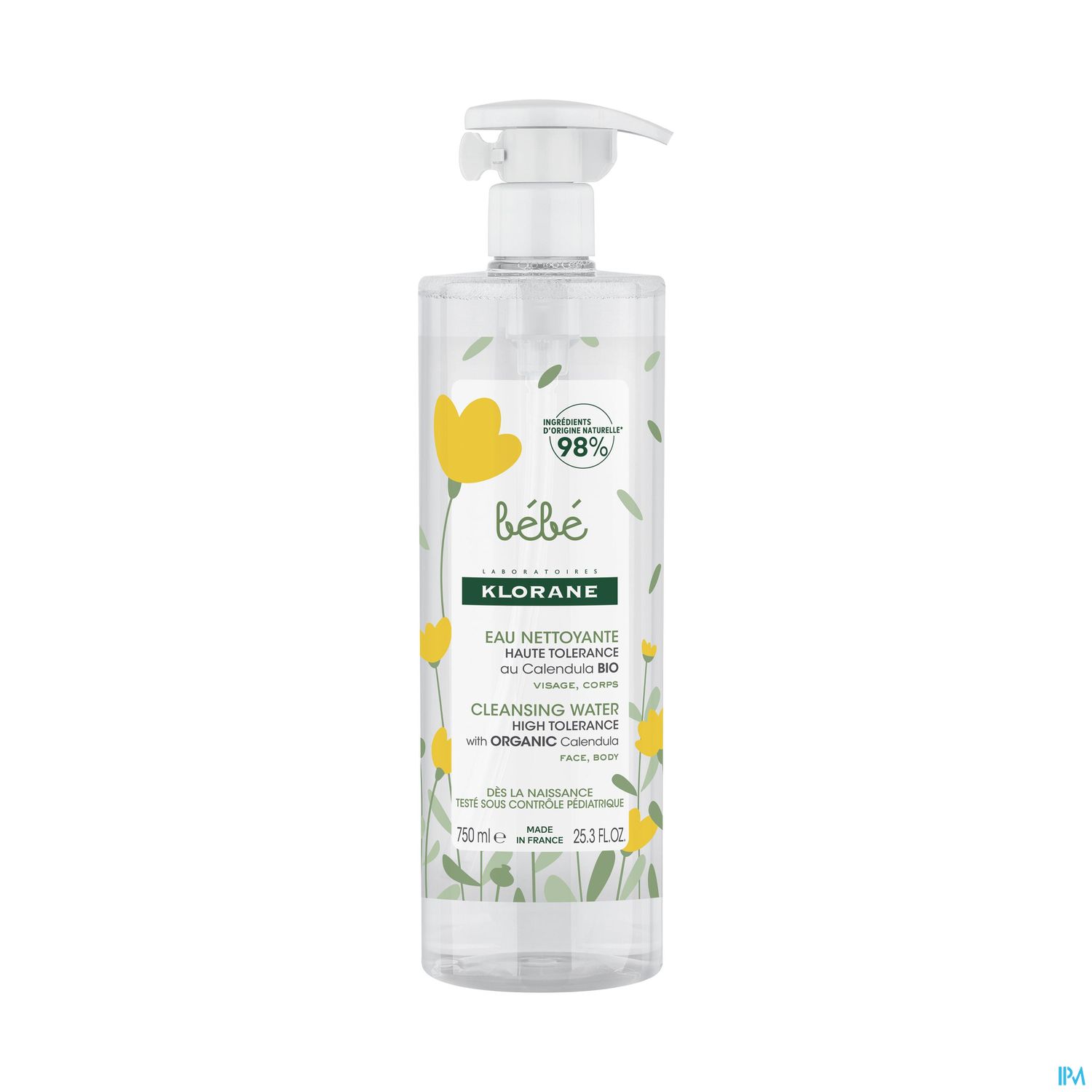 KLORANE BB EAU NETT S/RINC 750ML