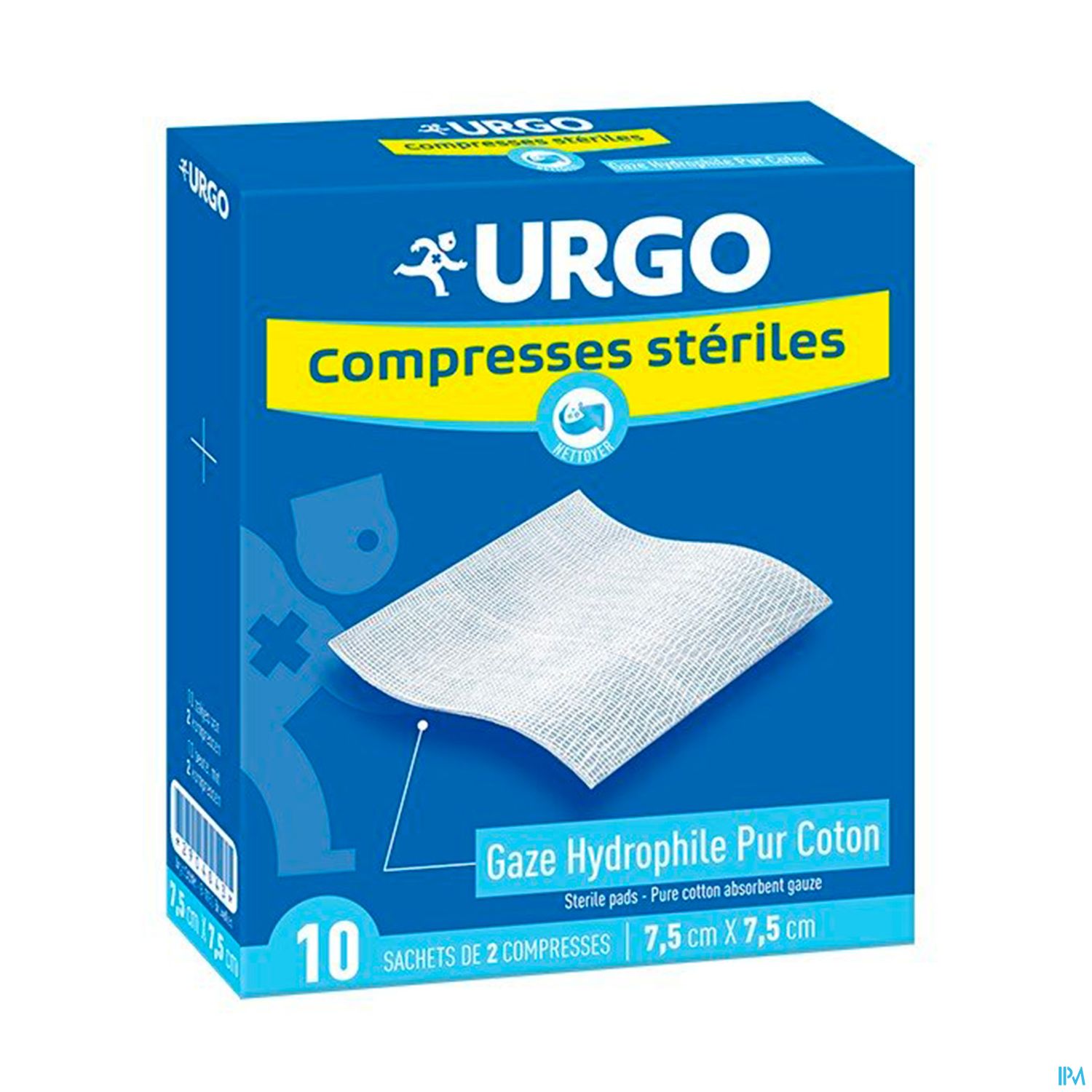 COMP ST URGO 7,5X7,5 SACH 2/10