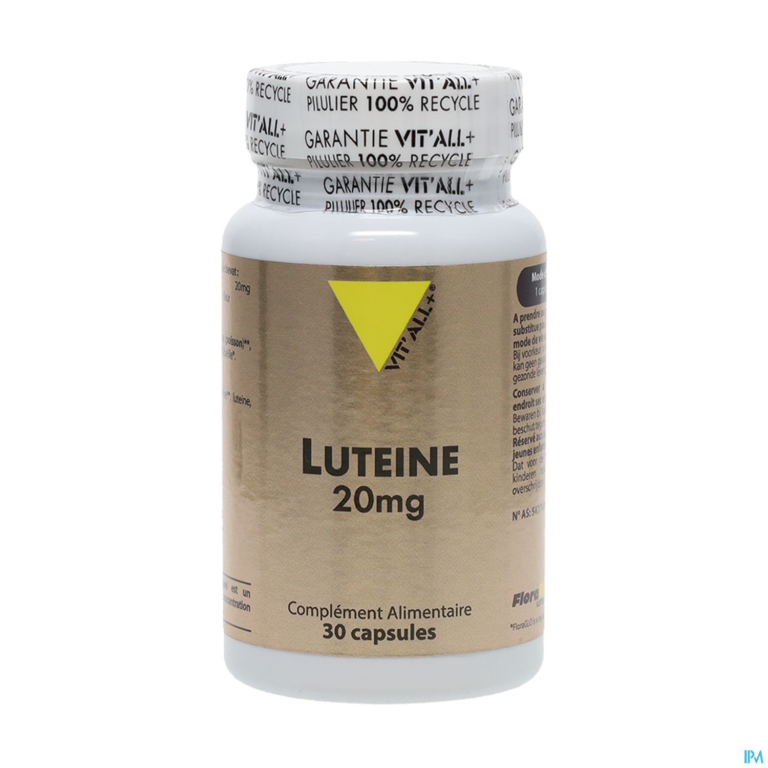 VIT ALL+ LUTEINE 20MG CAPS 30