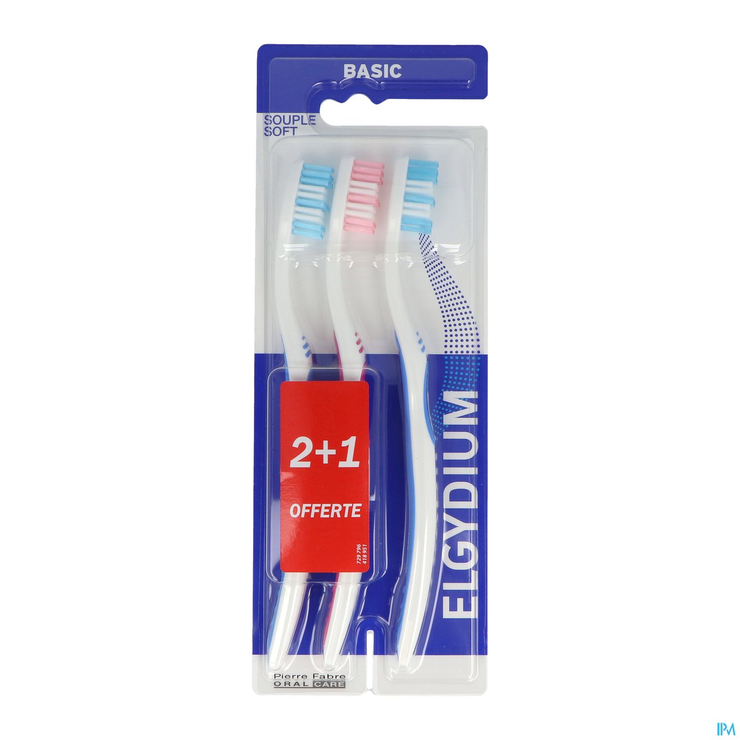 Elgydium Basic Brosse A Dents Souple X3