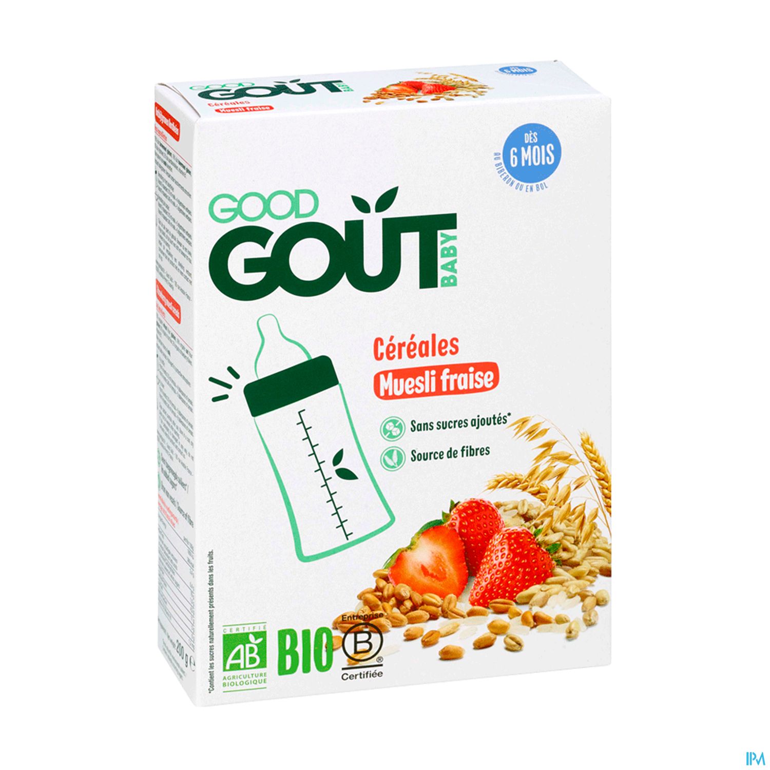 GOODGOUT MUESLI FRAISE 200G