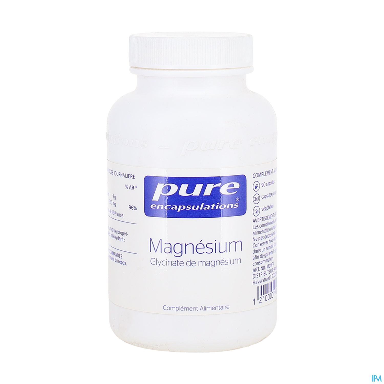 PURE ENCAPSULAT GLYC MAGNES CAPS90