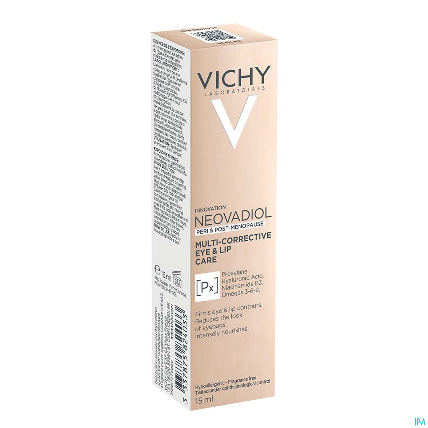 VICHY NEOVADIOL PRE POST YEUX LEV