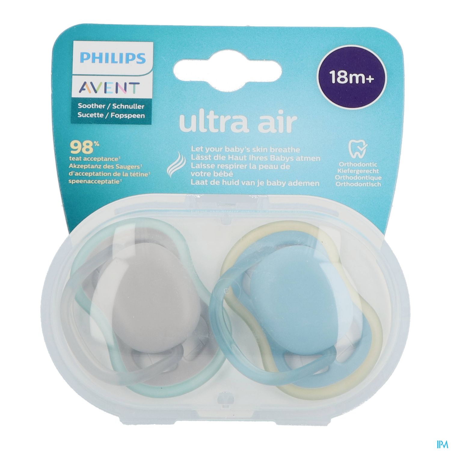 Avent Sucette Ultra Air +18mois X2